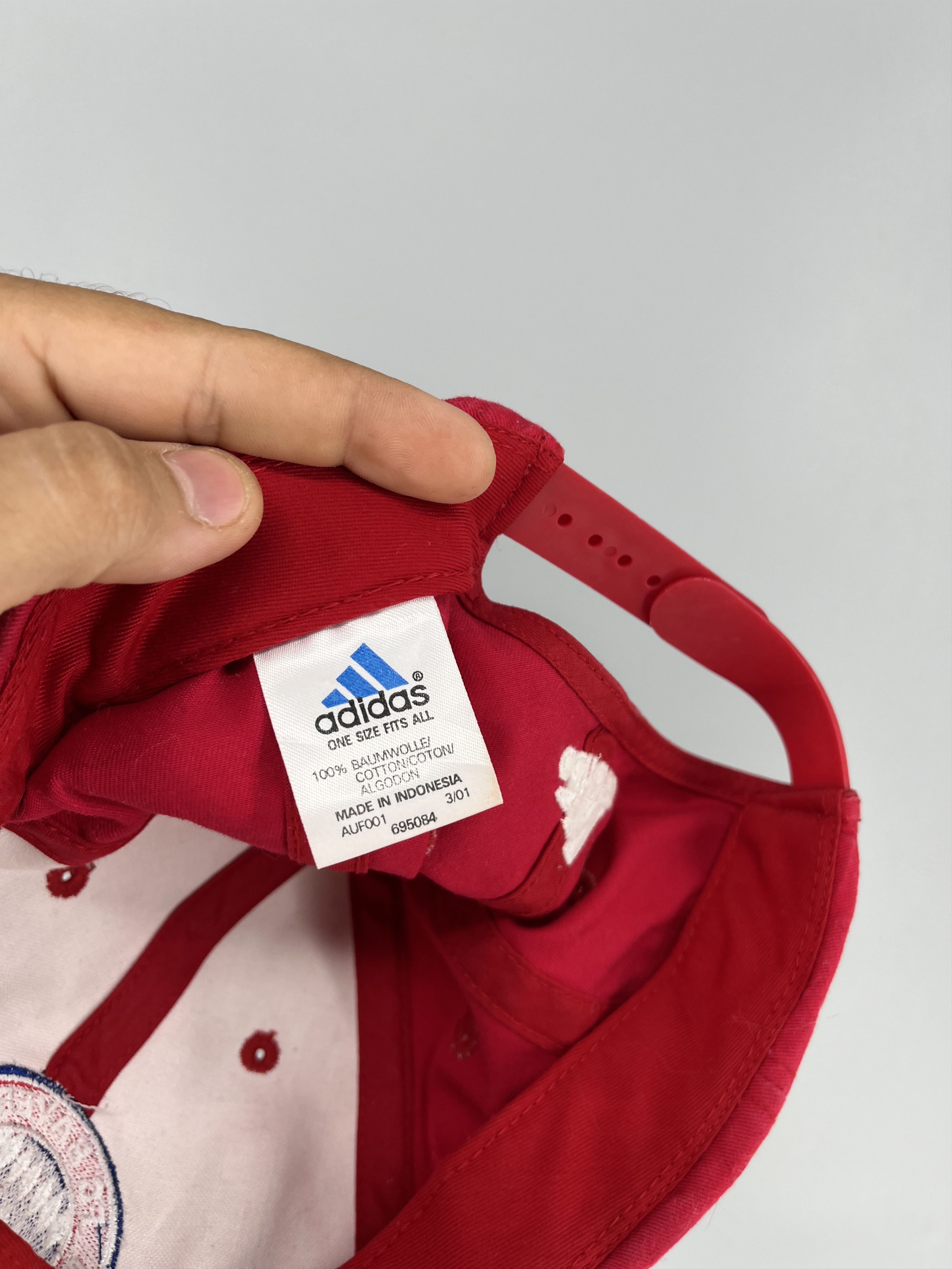 Adidas Vintage Adidas Bayern Munich Football Soccer Cap Hat Rare Size ONE SIZE - 5 Thumbnail