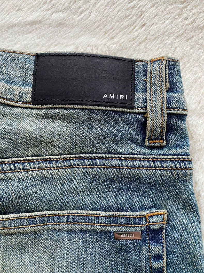 Amiri Amiri Washed blue mx2 jeans 2501-Nextarrow Size US 33 - 3 Thumbnail