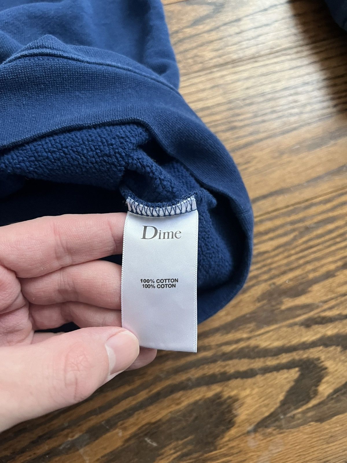 Dime Dime Blue Crewneck Size US L / EU 52-54 / 3 - 4 Thumbnail