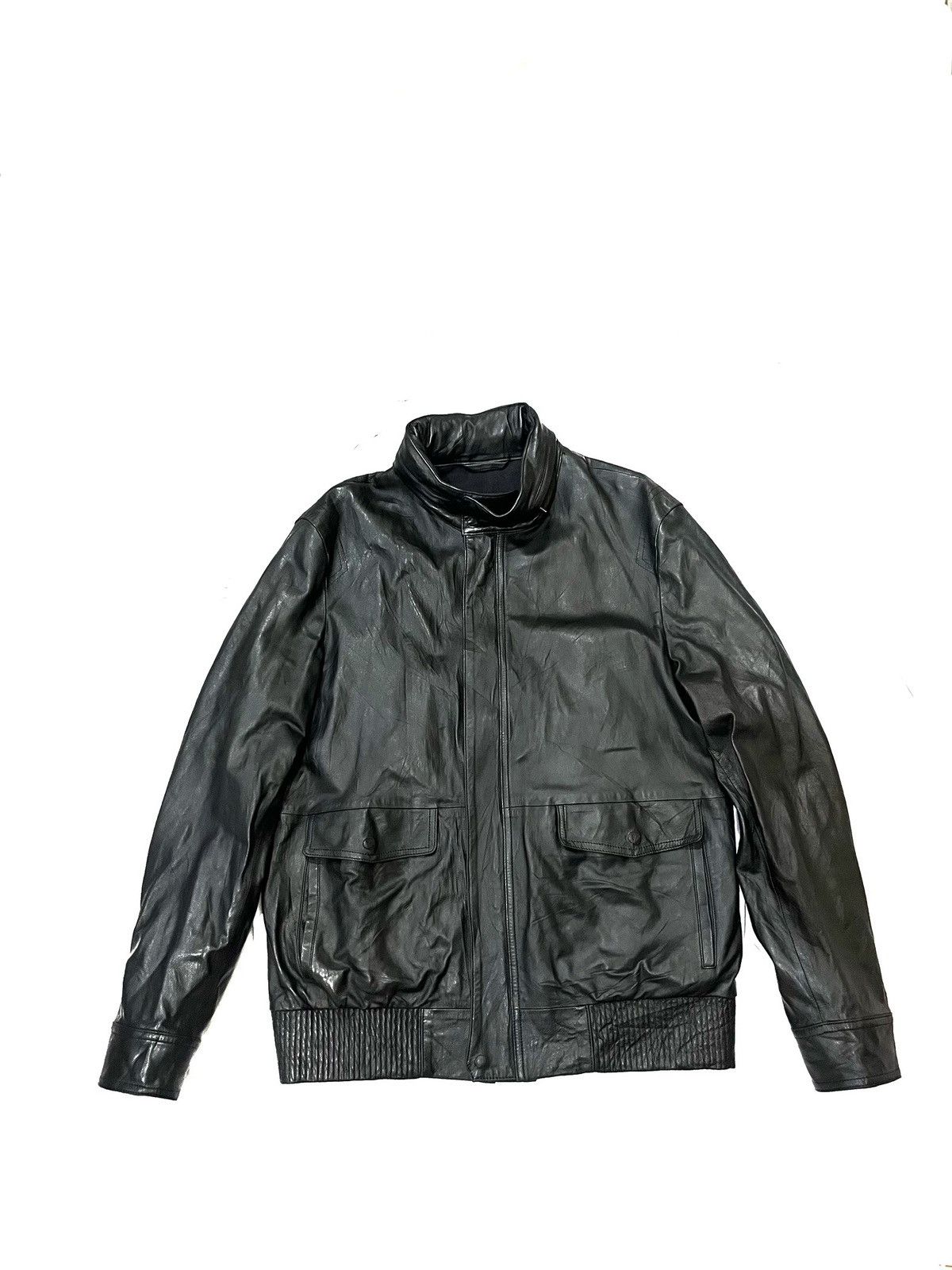 Burberry Authentic BURBERRY Sheepskin Leather Jacket Size US L / EU 52-54 / 3 - 1 Thumbnail