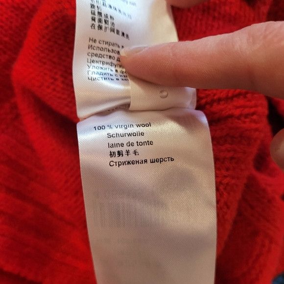 Other Marc Cain Red Spicy Pepper Sleeveless Pullover Wool Vest - M Size M / US 6-8 / IT 42-44 - 8 Thumbnail
