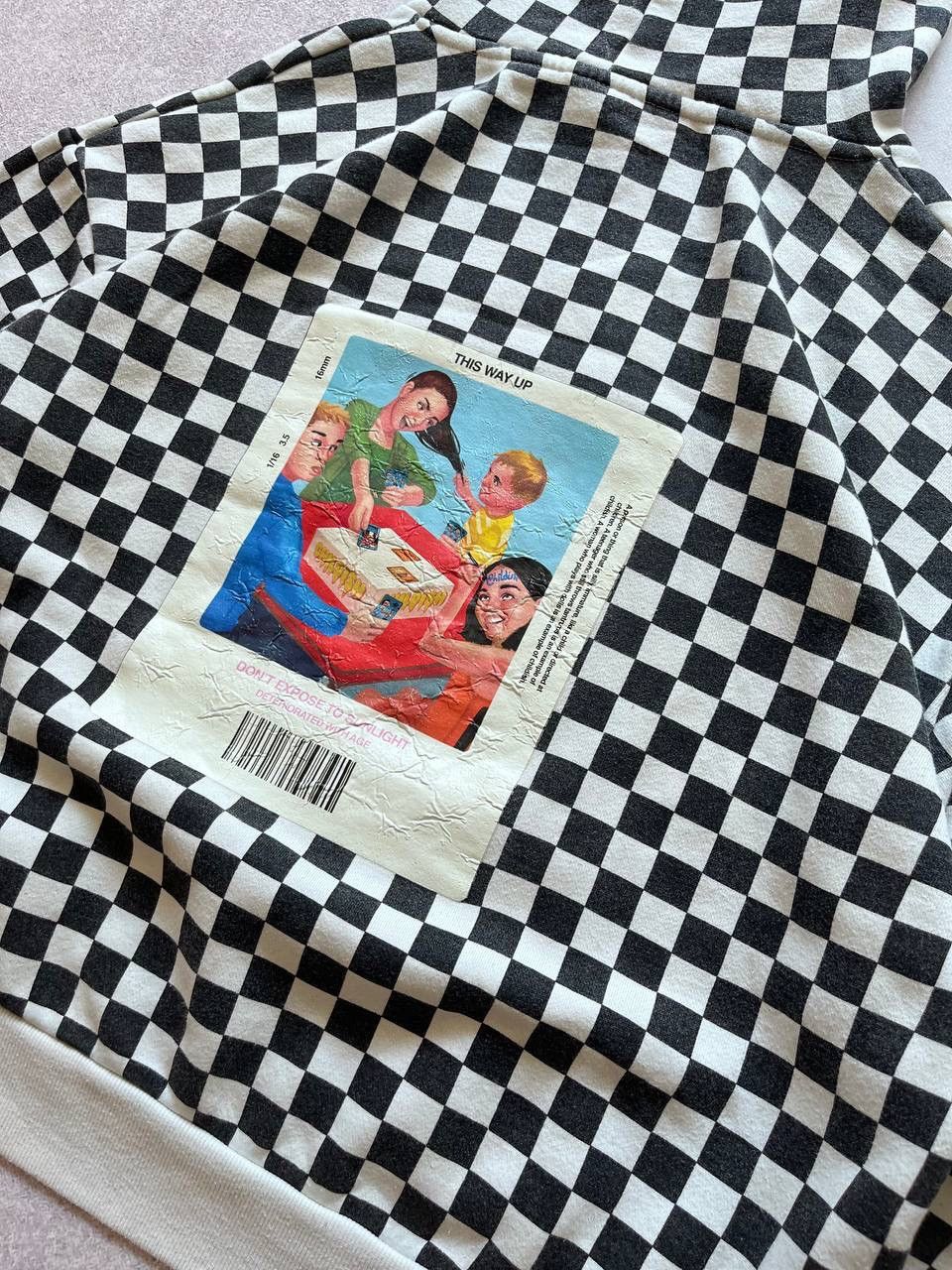 Vintage Vintage Childish Checkered Boxy Hoodie S Size US S / EU 44-46 / 1 - 4 Thumbnail