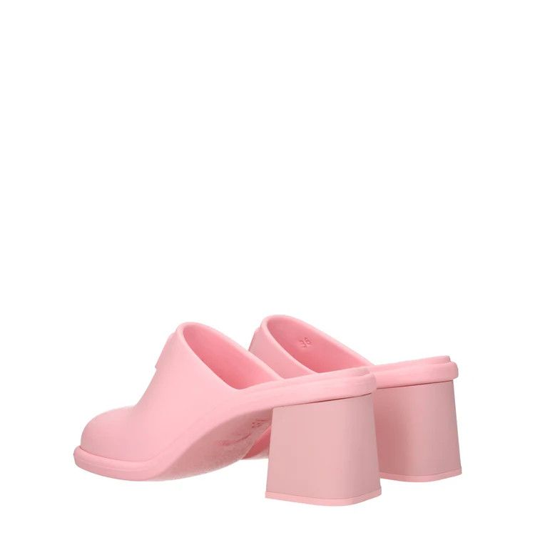 Miu Miu ob1o1e1124 Rubber Slippers in Pink Size US 9 / IT 39 - 4 Thumbnail