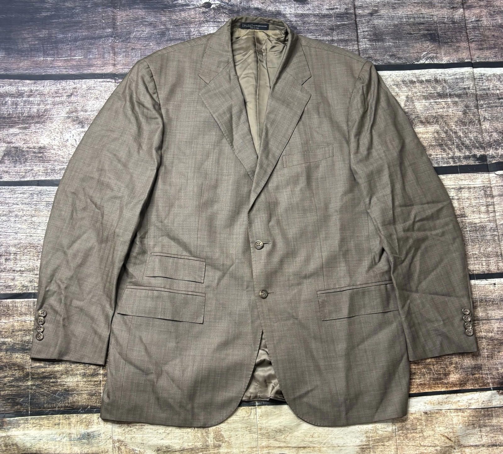 Polo Ralph Lauren Polo Ralph Lauren Blazer 44R Blue Label Extrafine Wool Size 44R - 1 Thumbnail