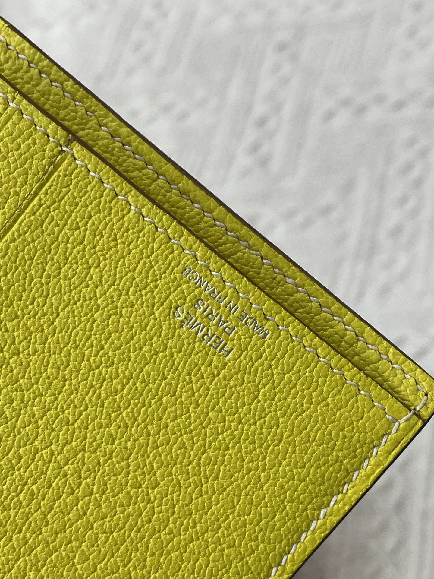 Hermes Hermes Yellow Long Bifold Wallet Unused P Size ONE SIZE - 4 Thumbnail