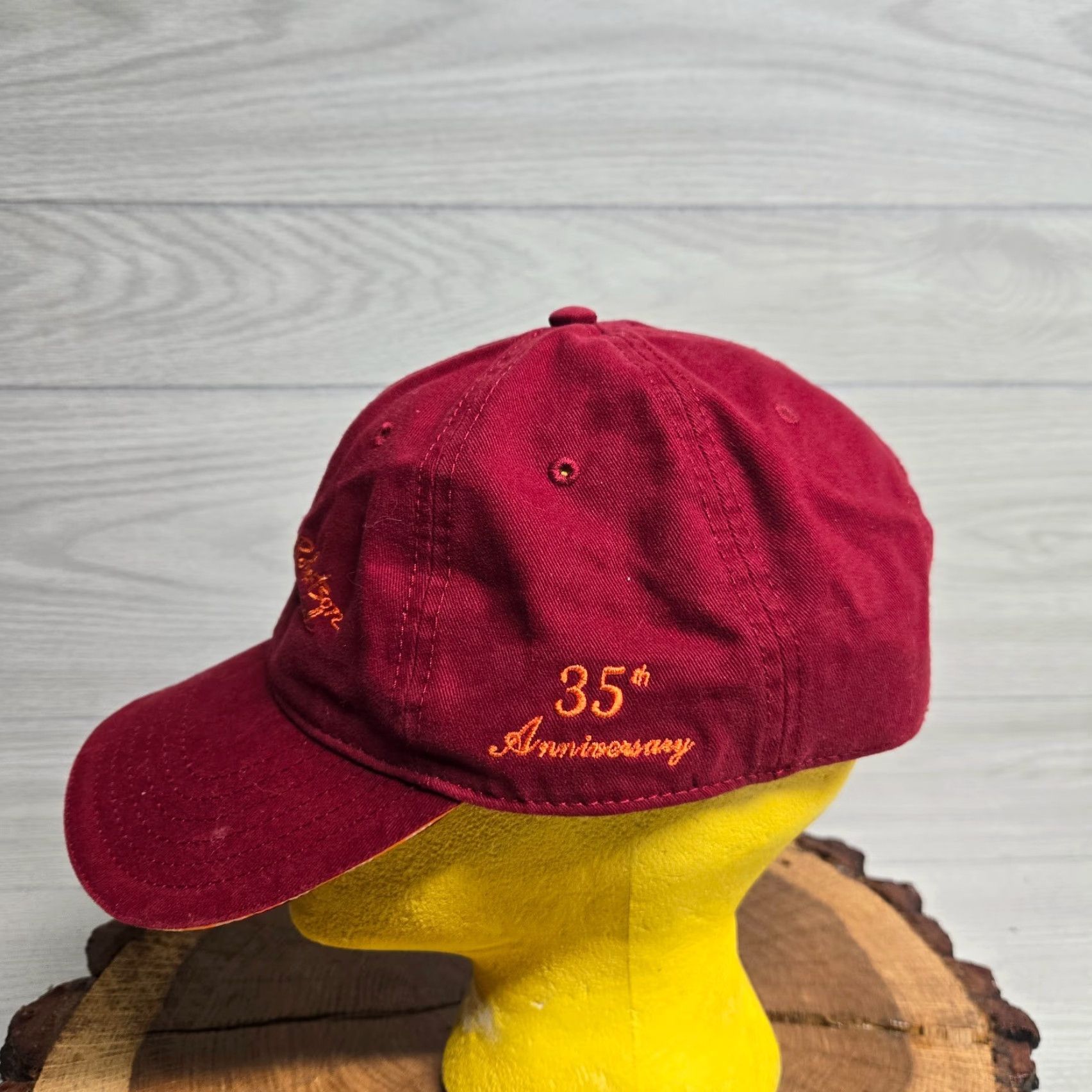 Vintage VT Virginia Tech Scott Robertson Memorial Golf Hat Cap Adult Adjustable Baseball Cap Mens Red Hat Size ONE SIZE - 2 Thumbnail