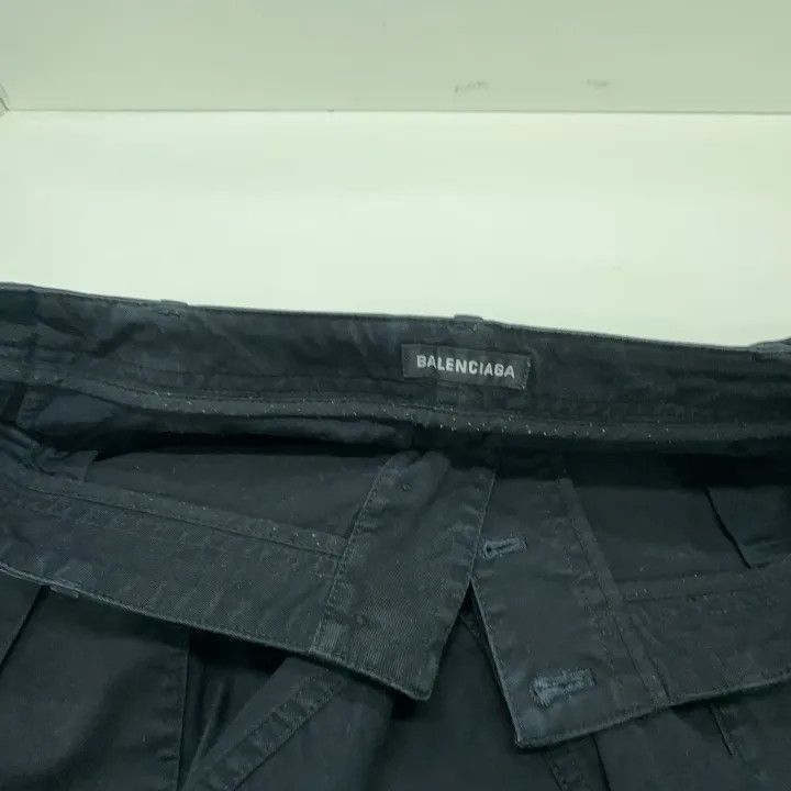 Balenciaga Balenciaga Balenciaga SS23 Black Casual Cargo Pants -2507 Size US 44 / EU 60 - 2 Thumbnail