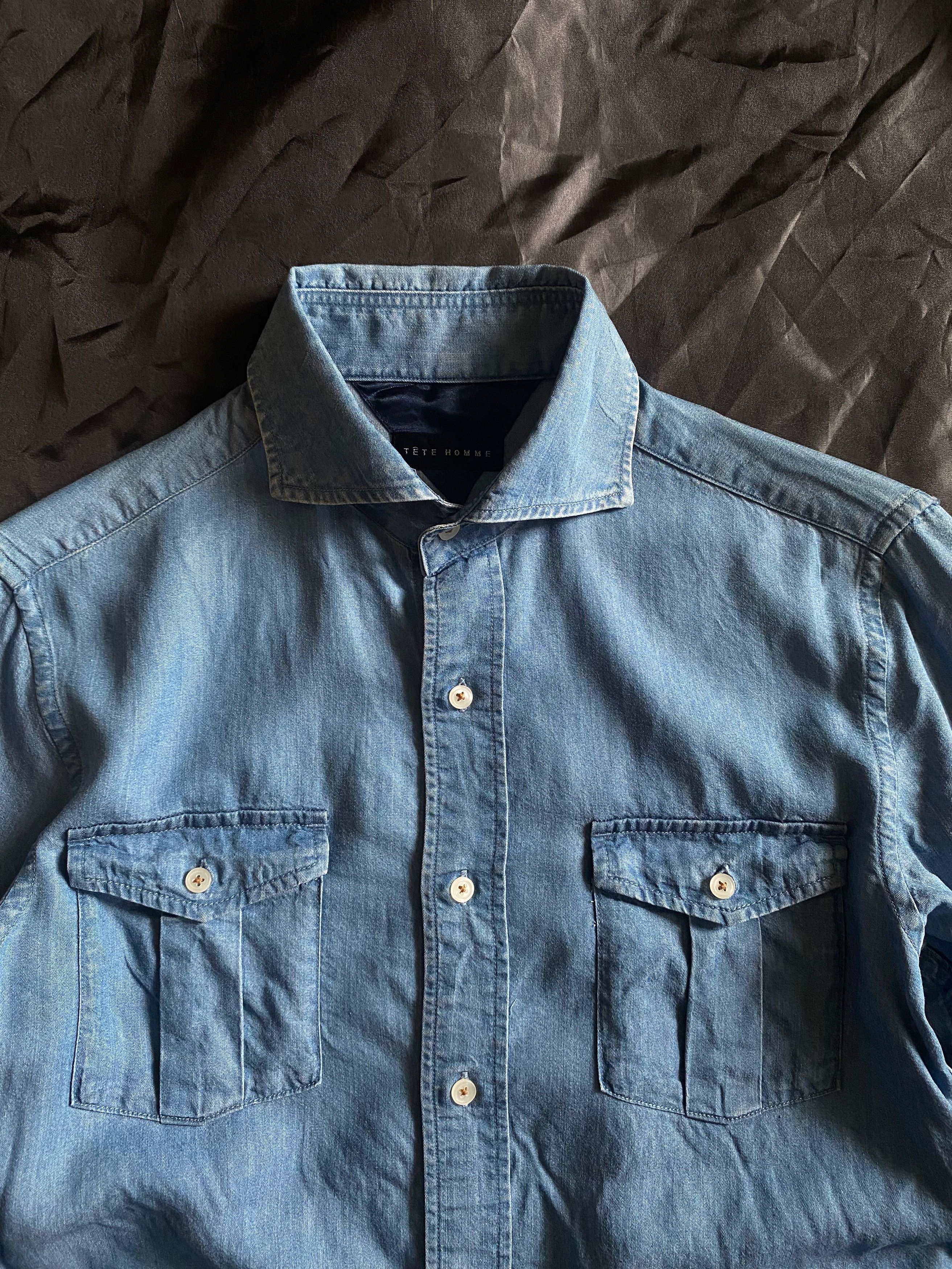 Tete Homme Tete Homme Vintage Shirt Size US S / EU 44-46 / 1 - 2 Thumbnail
