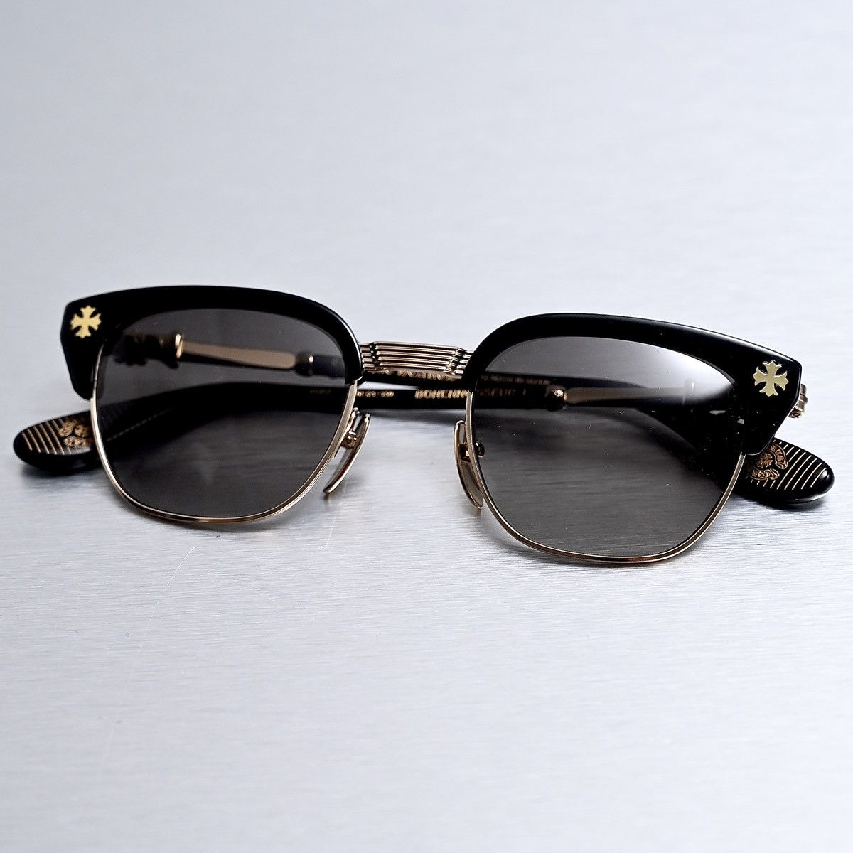 Chrome Hearts CHROME HEARTS BONENNOISSEUR I SUNGLASSES Size ONE SIZE - 9 Thumbnail