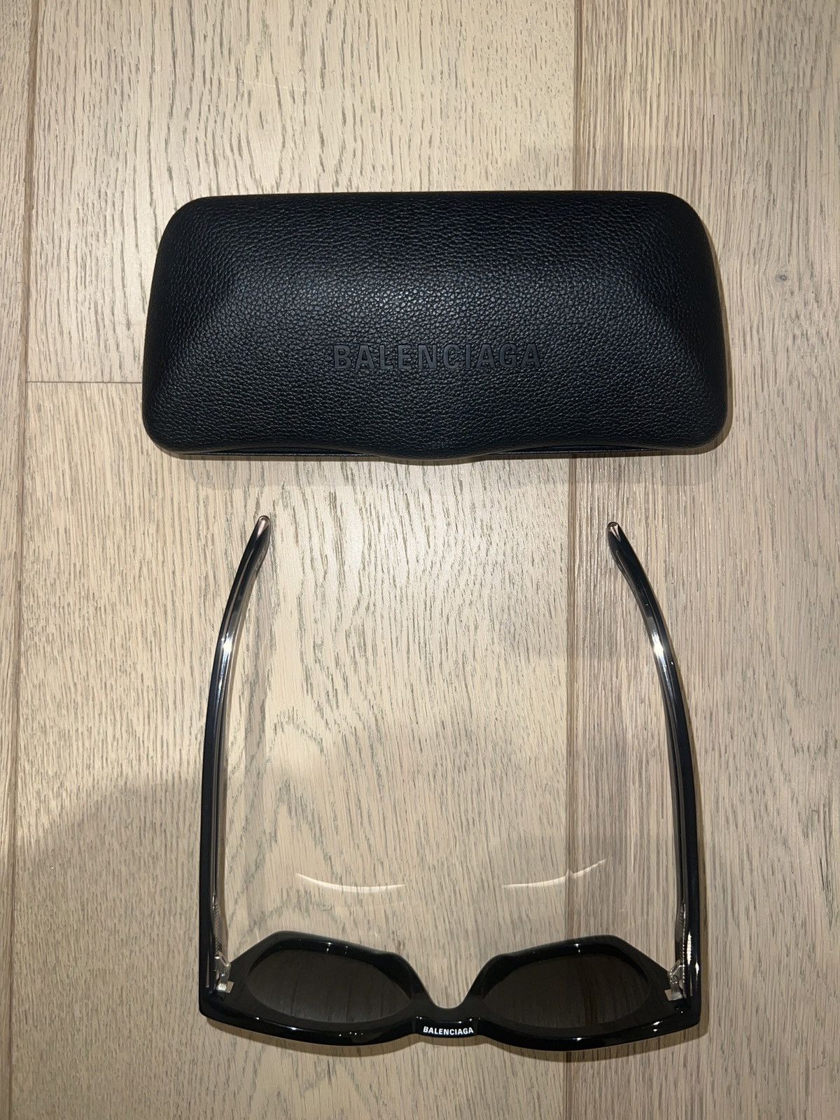Balenciaga BALENCIAGA Black Cat-Eye Sunglasses Size ONE SIZE - 5 Thumbnail