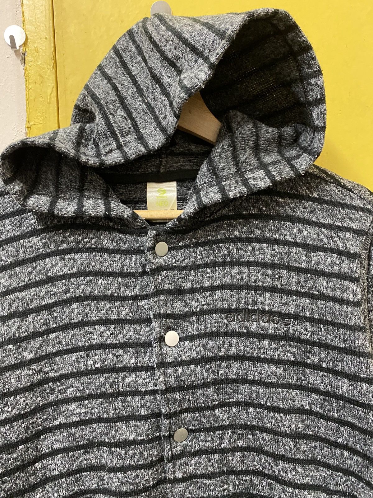 Adidas Adidas Neo Zipper Hodie Wool Snap Button Size US S / EU 44-46 / 1 - 3 Thumbnail