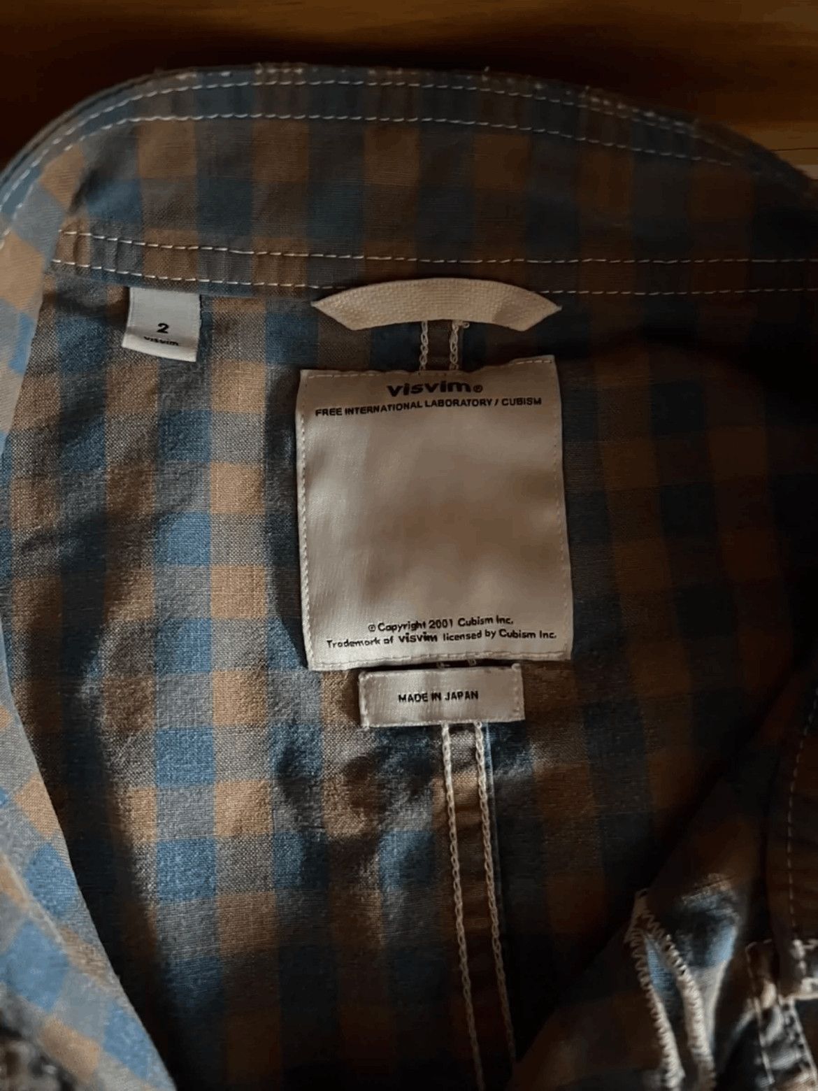 Visvim Sz 2 Rare Visvim 12SS Indigo Dye Plaid Jacket Size US M / EU 48-50 / 2 - 9 Thumbnail