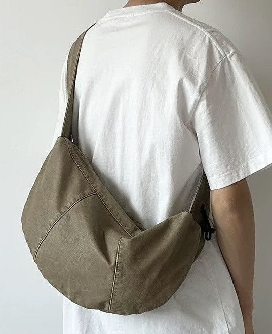 Japanese Brand Retro y2k faded pu leather ruched strap shoulder hobo bag Size ONE SIZE - 1 Thumbnail