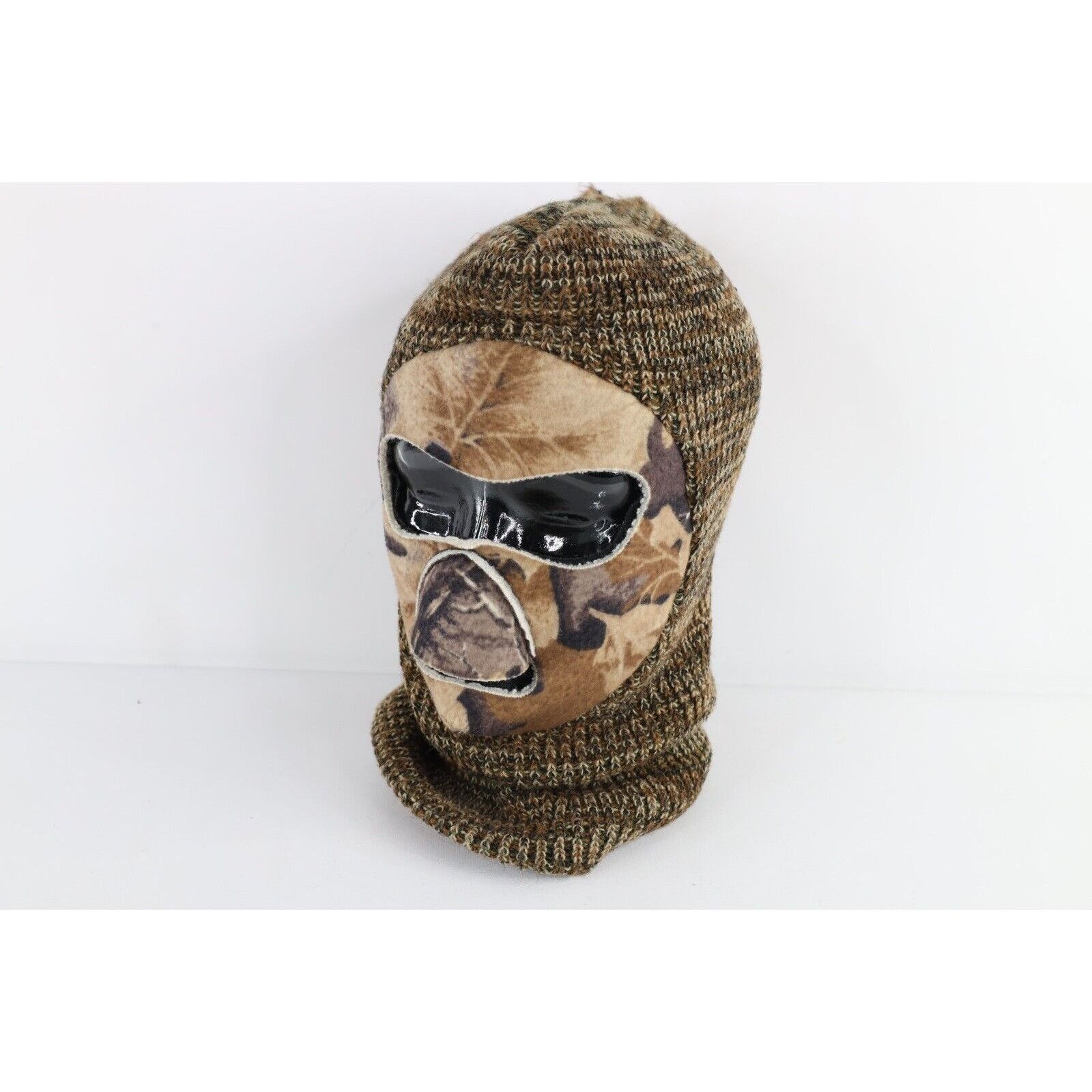 Vintage Vintage 90s Streetwear Camouflage Full Face Winter Beanie Size ONE SIZE - 1 Thumbnail