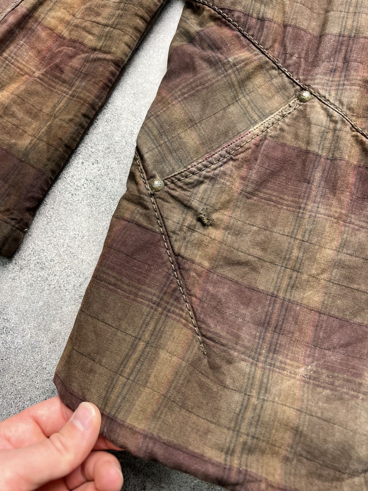 Marithe + Francois Girbaud Marithe Francois Girbaud archive checked faded blazer jacket Size US L / EU 52-54 / 3 - 4 Thumbnail