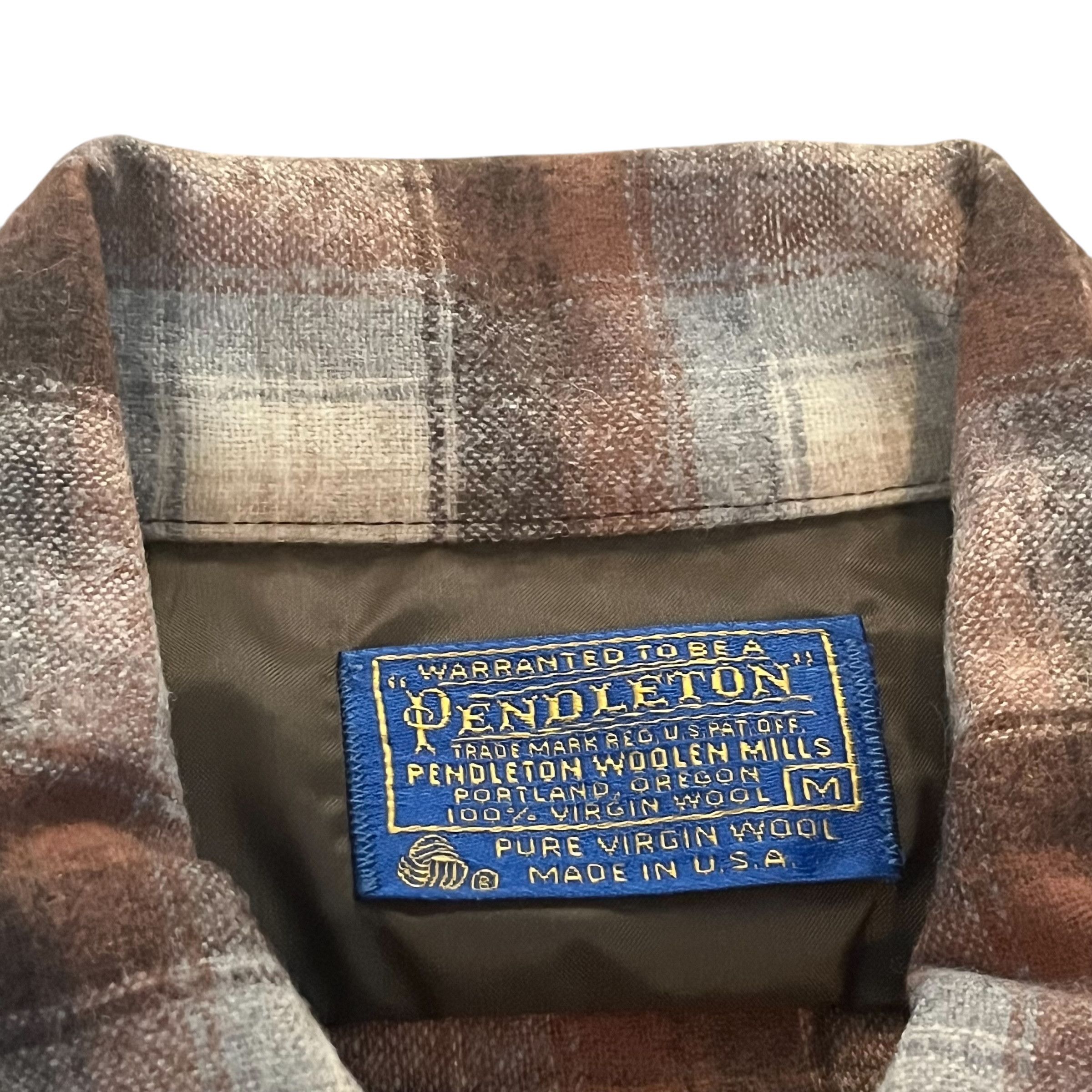 Pendleton × Vintage VINTAGE Wool Flannel 60s/70s Size L / US 10 / IT 46 - 2 Thumbnail