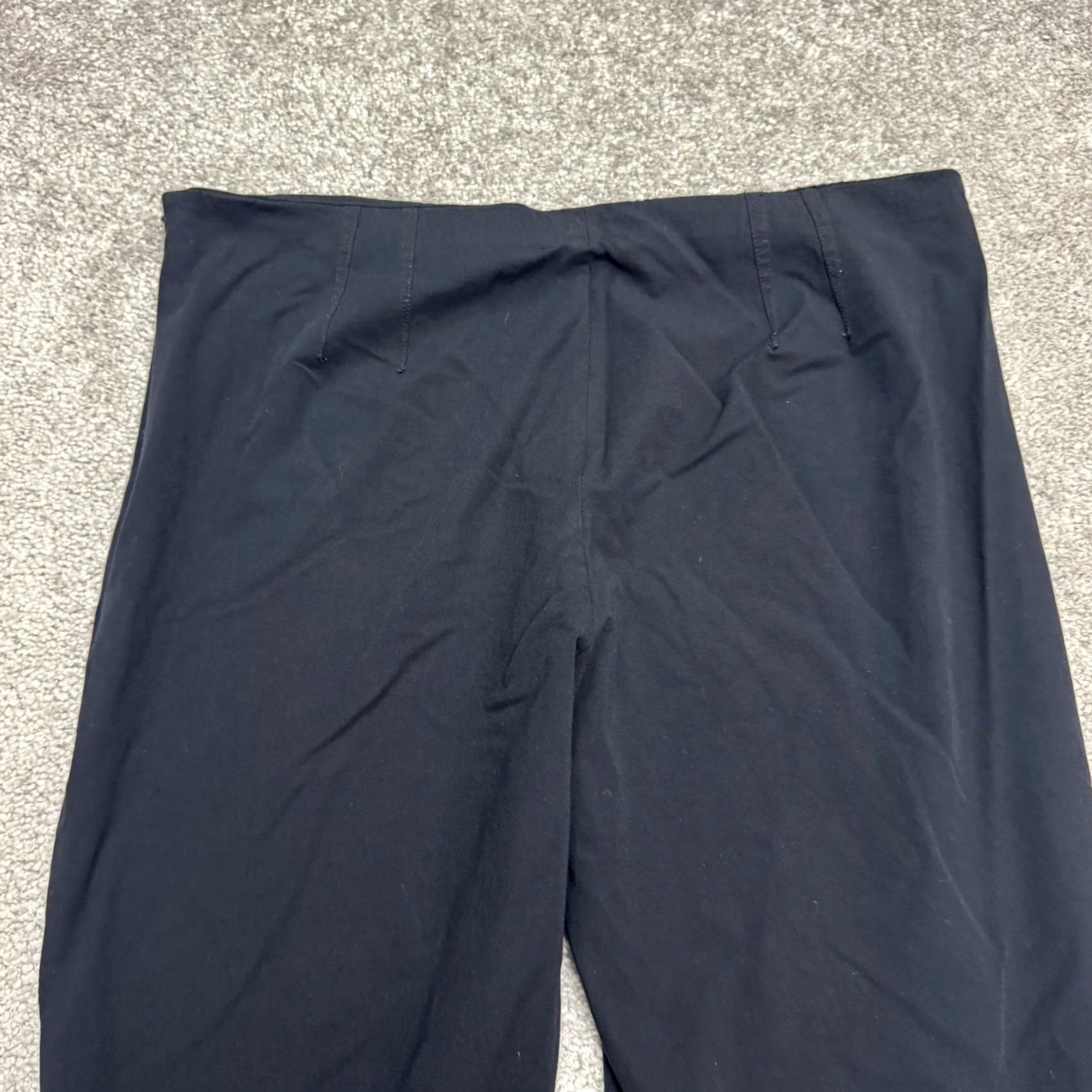 Theory Theory Womens Pants Slim Fit Ankle 10 Navy Blue Zip Stretch Comfortable Breathable Casual Dressy Business Size 32" / US 10 / IT 46 - 5 Thumbnail