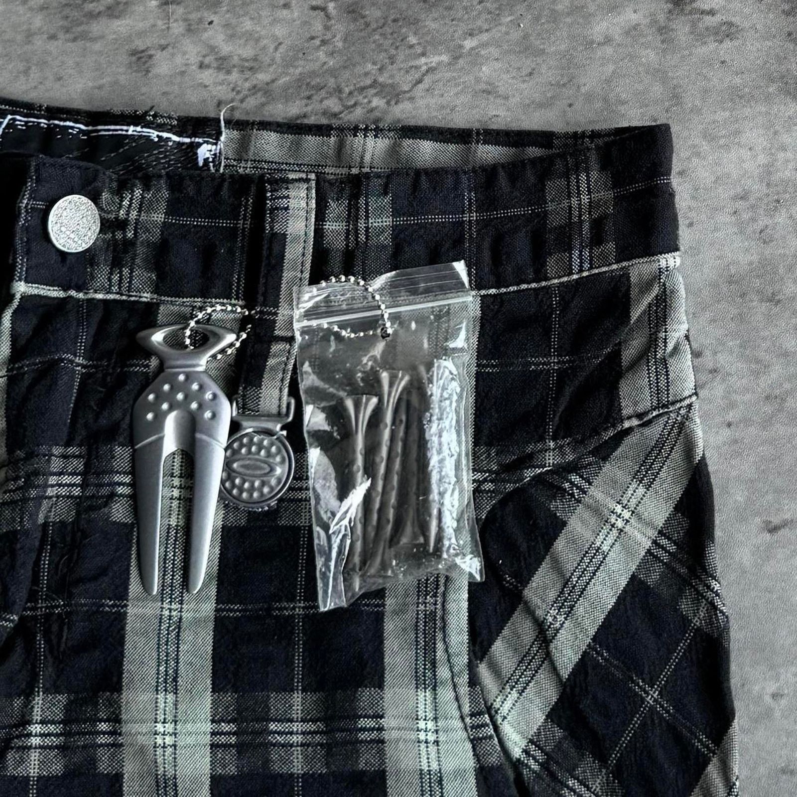 Japanese Brand × Oakley × Vintage Vintage Y2K Oakley Baggy Casual Flared Sport Tech Golf Pants Size US 28 / EU 44 - 3 Thumbnail