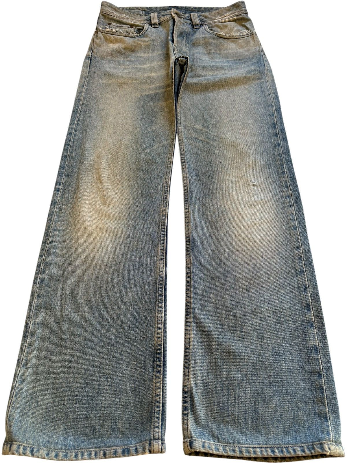 Diesel Vintage Italy Diesel Mud Wash Loose Baggy Jeans Size US 31 - 1 Thumbnail