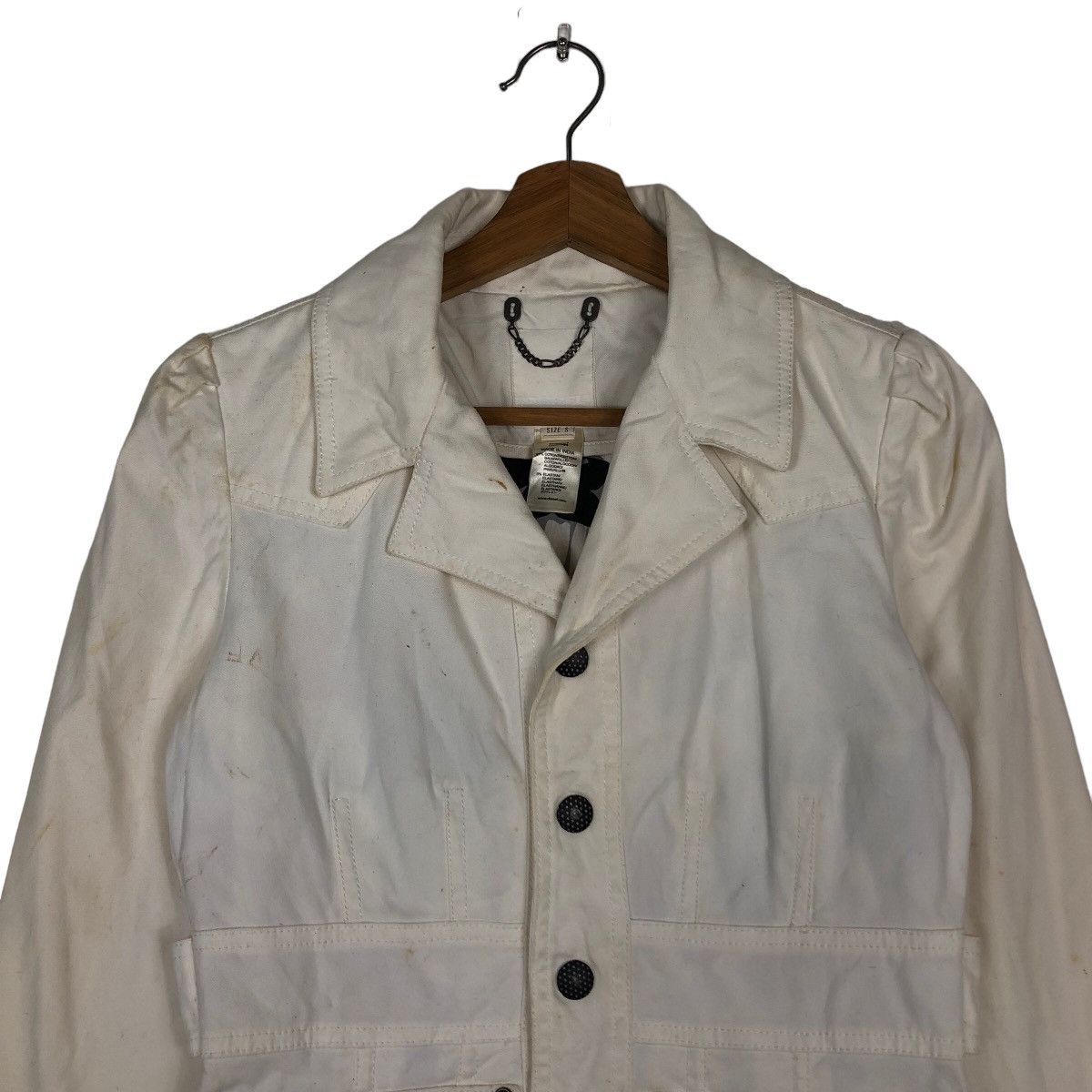 Diesel 🔥Vintage Cropped Biker Jacket Diesel Rare Lining Design Size US S / EU 44-46 / 1 - 3 Thumbnail