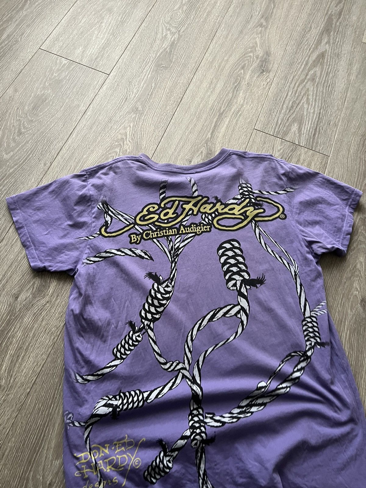 Christian Audigier × Ed Hardy × Vintage Vintage 💥 Ed Hardy by Christian Audigier T-Shirt Y2K Tee Size US L / EU 52-54 / 3 - 17 Thumbnail