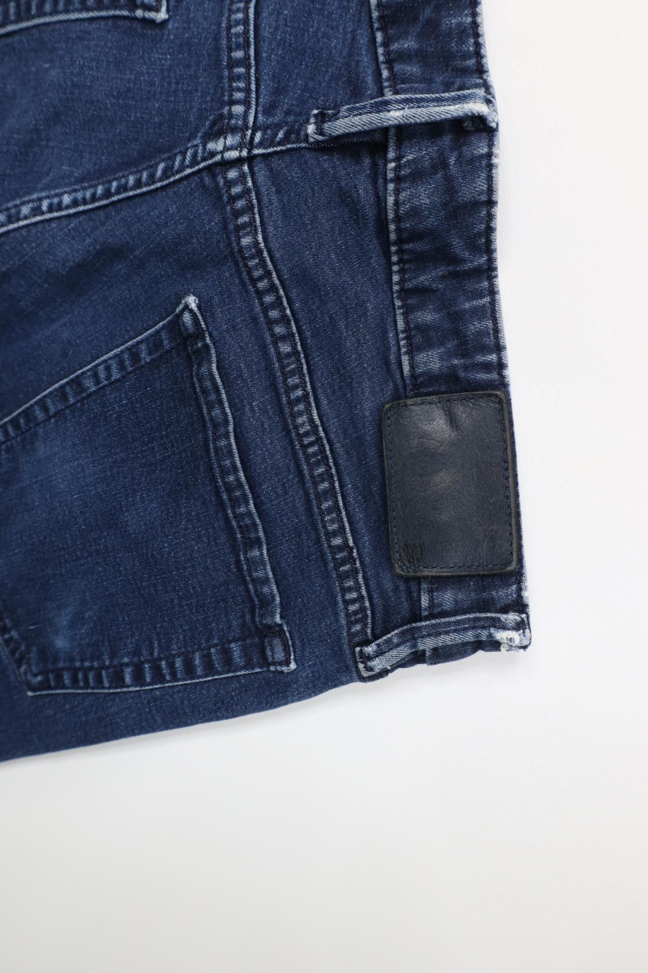 Bonobos Bonobos Faded Stretch Slim Fit Straight Leg Denim Jeans Blue Size US 33 - 14 Thumbnail