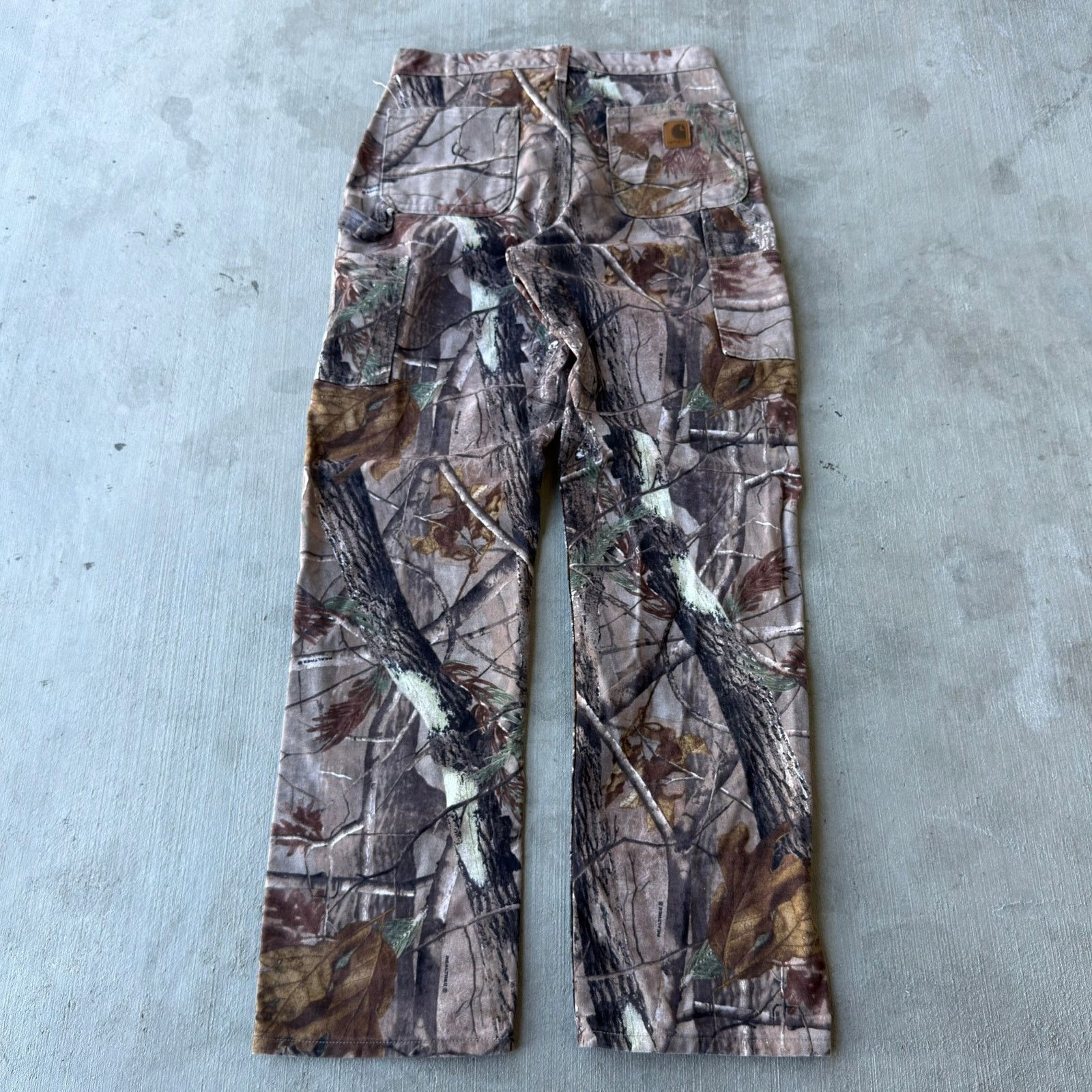 Carhartt × Vintage Carhartt realtree camo work wear carpenter pants Size US 29 - 1 Thumbnail
