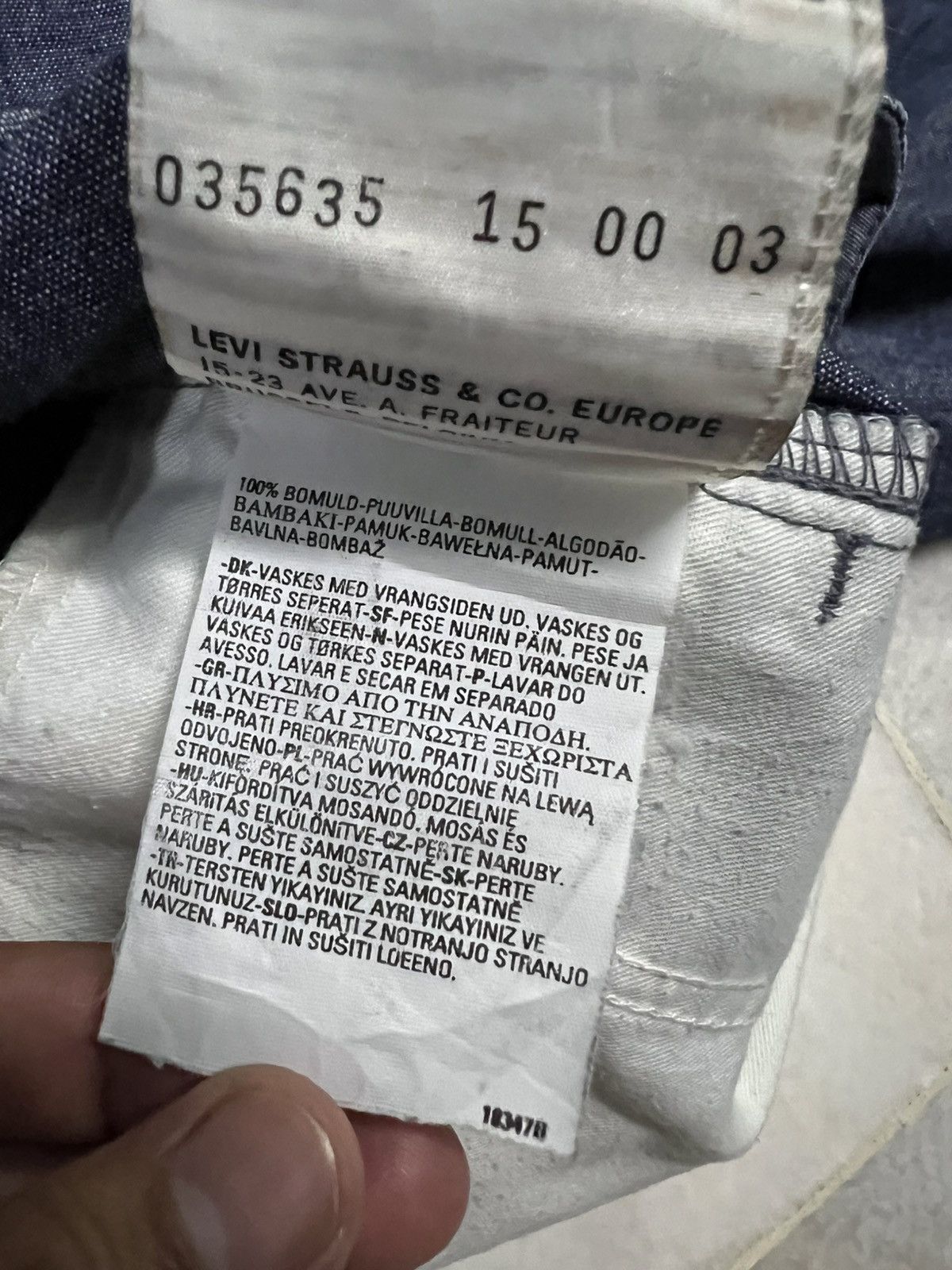 Levi's 🌈90s Levis All Duty Baggy Zipper Jean Size US 28 / EU 44 - 15 Thumbnail