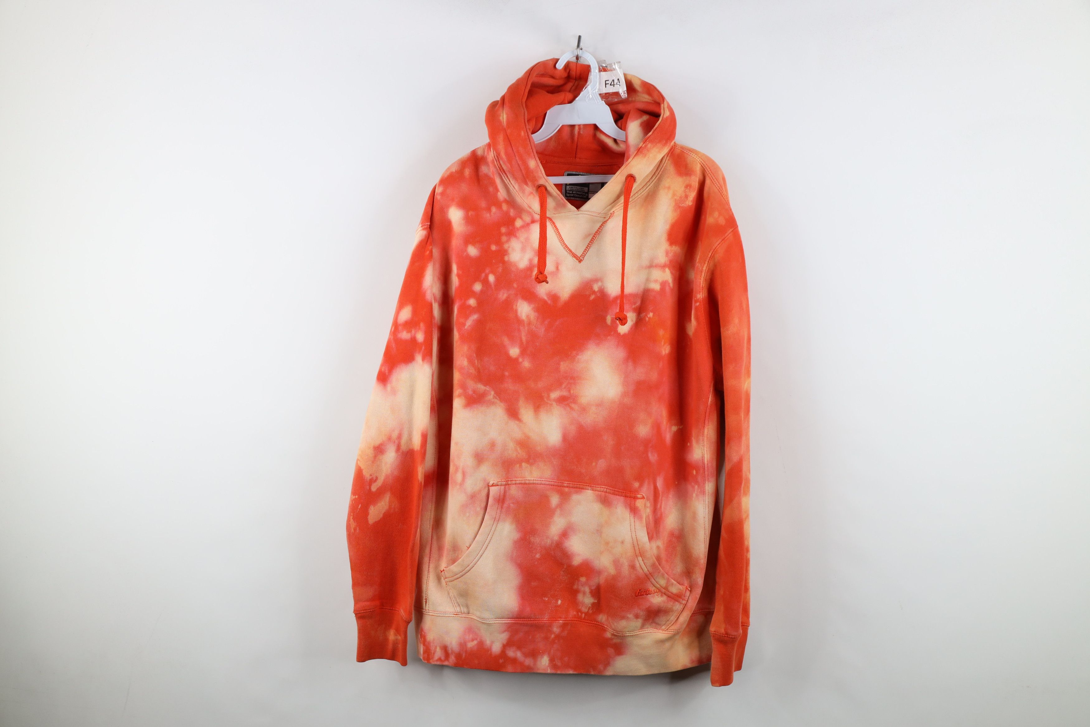 Vintage Vintage Streetwear Blank Acid Wash Hoodie Sweatshirt Orange Size US L / EU 52-54 / 3 - 1 Thumbnail