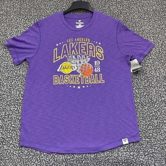 Other Los Angeles LA Lakers Shirt Men L Short Sleeve Crew Neck New Size US L / EU 52-54 / 3 - 1 Thumbnail