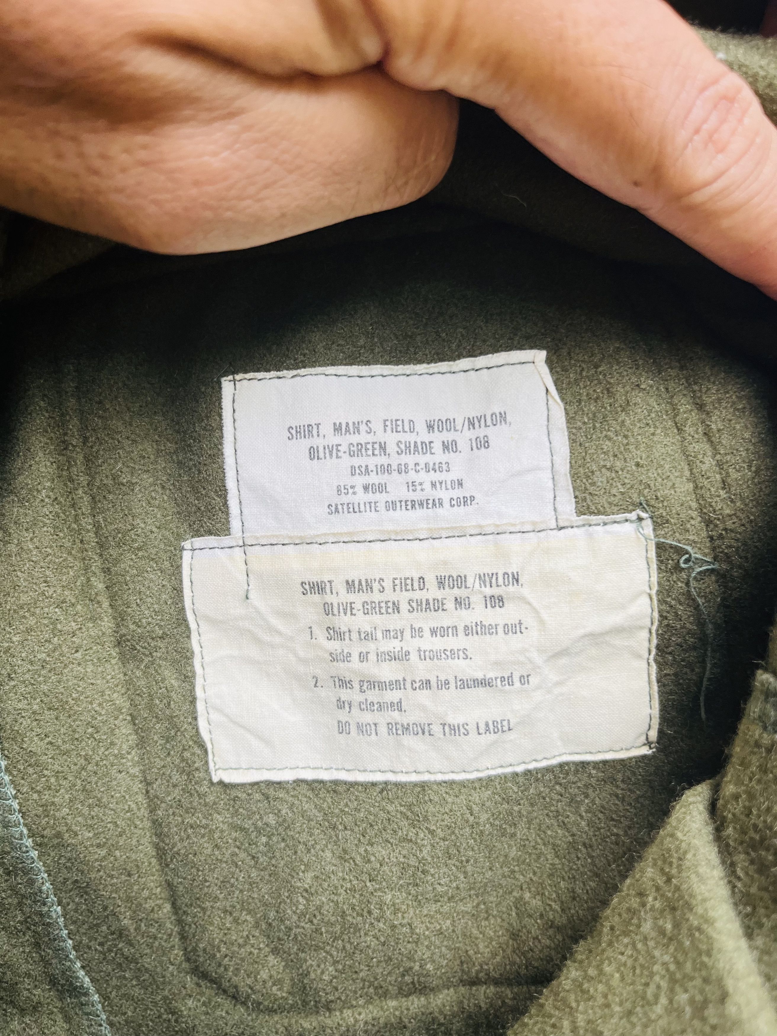 Vintage Vintage 40s Military Army Wool Jacket Designer Fashion Style Size US M / EU 48-50 / 2 - 7 Thumbnail