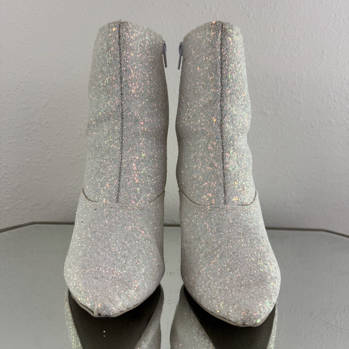 Other OLD CUTLER White Blue Unicorn Glitter Concert Ankle Boot Size US 9 / IT 39 - 7 Thumbnail