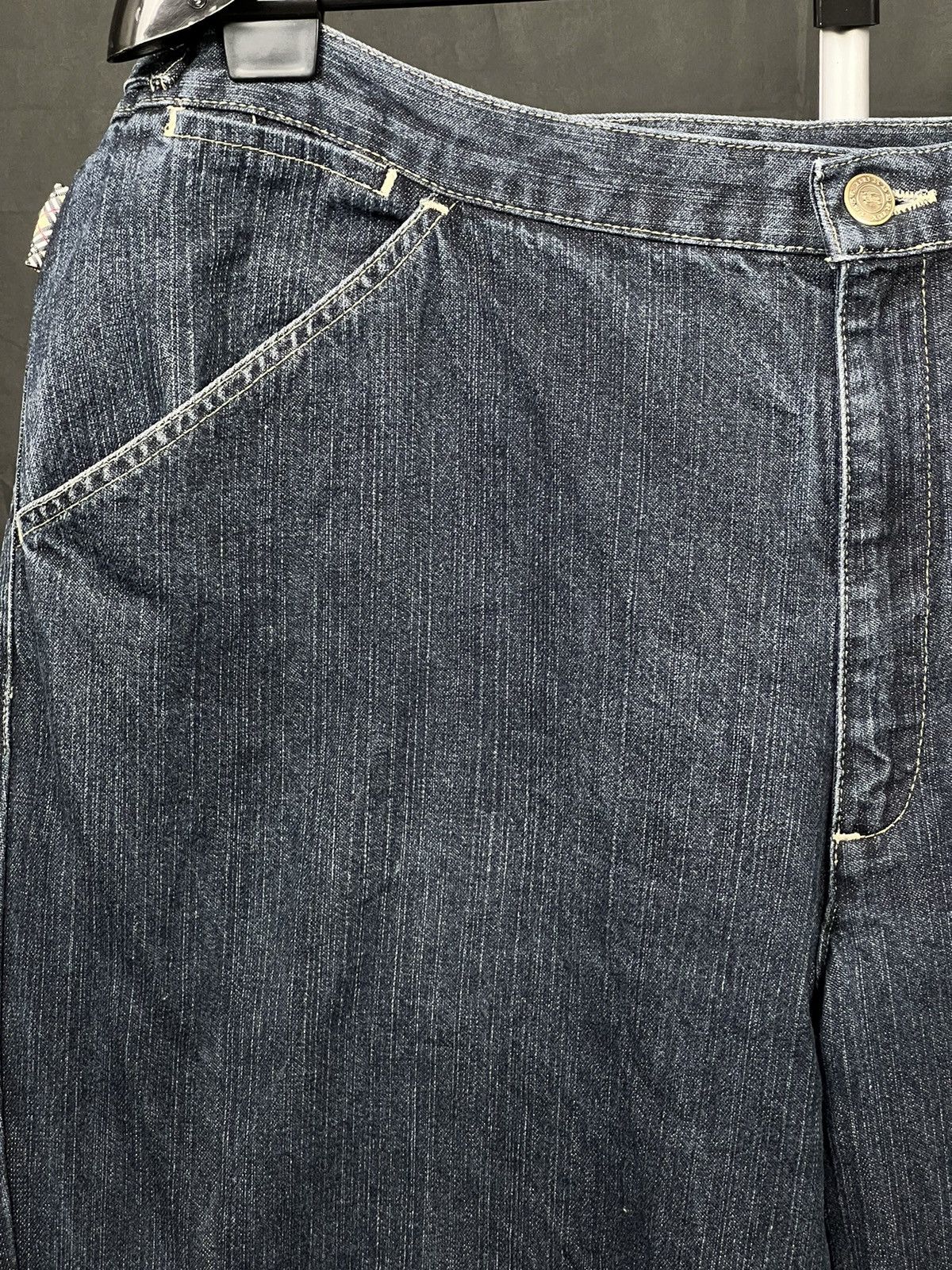 Burberry × Vintage Burberry Vintage wide jeans Italy Size US 38 / EU 54 - 2 Thumbnail