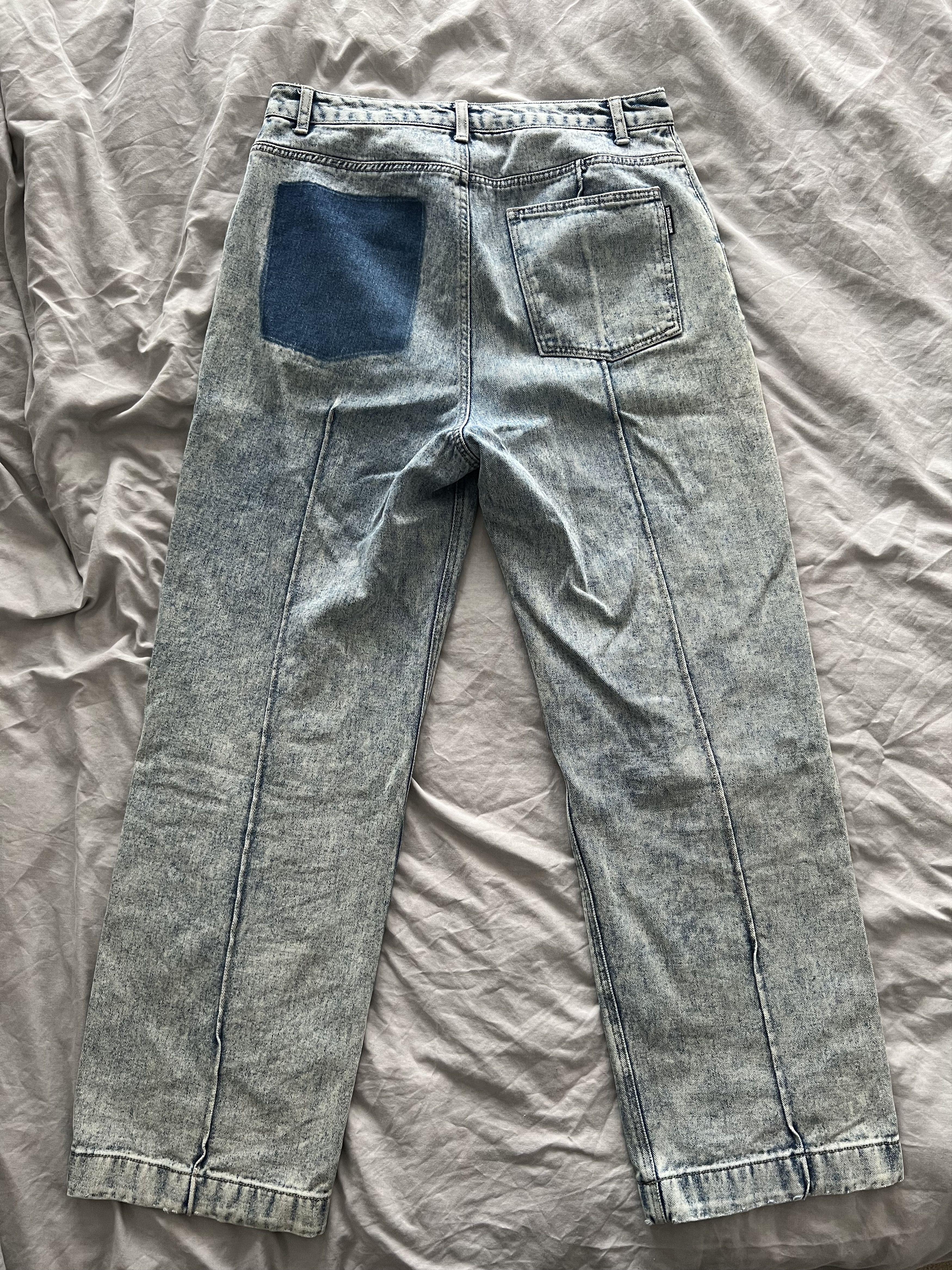 Other SEOKWOON YOON DENIM WIDE RELAXED JEANS Size US 32 / EU 48 - 2 Thumbnail