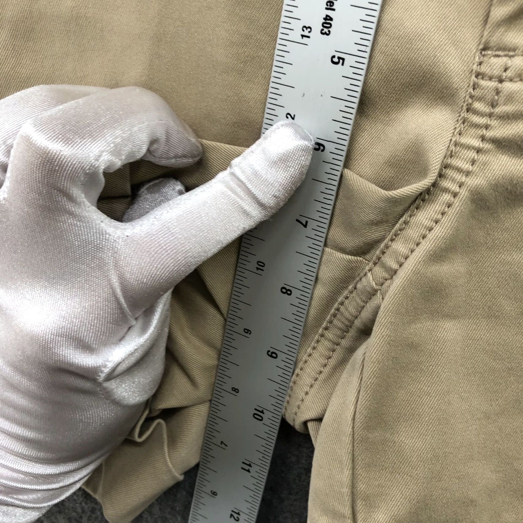 Banana Republic VINTAGE Banana Republic Women's Chino Shorts Size 0 Stretch Khaki Beige Spring Summer Size 25" / US 0 / IT 36 - 5 Thumbnail
