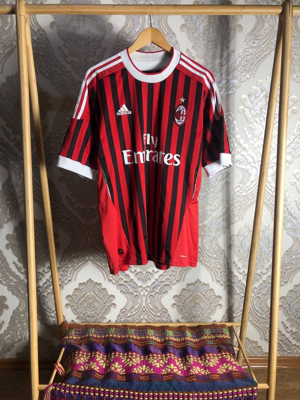 Adidas VINTAGE ADIDAS FC MILAN ITALY SOCCER JERSEY RETRO Y2K 90s Size US XL / EU 56 / 4 - 2 Thumbnail