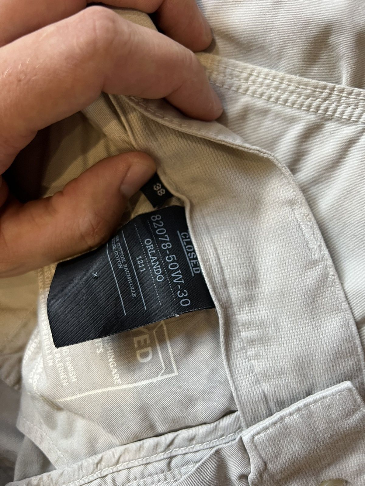 CLOSED × Marithe + Francois Girbaud Closed Marithe Francois Girbaud Shorts Chino Mens Beige Size US 38 / EU 54 - 5 Thumbnail