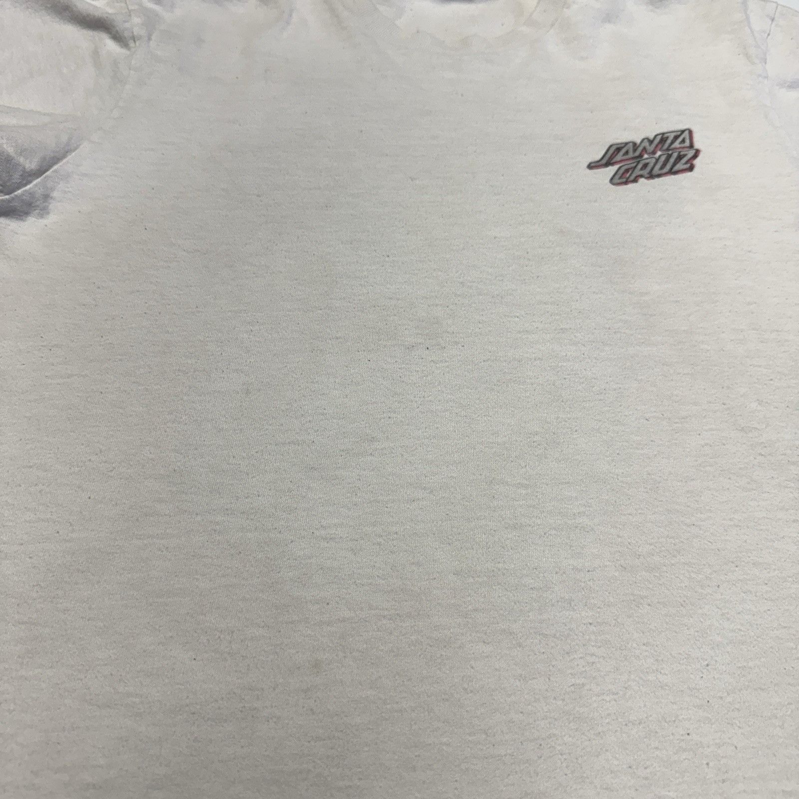 Santa Cruz Skateboards Vintage 90s Santa Cruz Skateboards NHS T Shirt Men’s White Size US M / EU 48-50 / 2 - 6 Thumbnail
