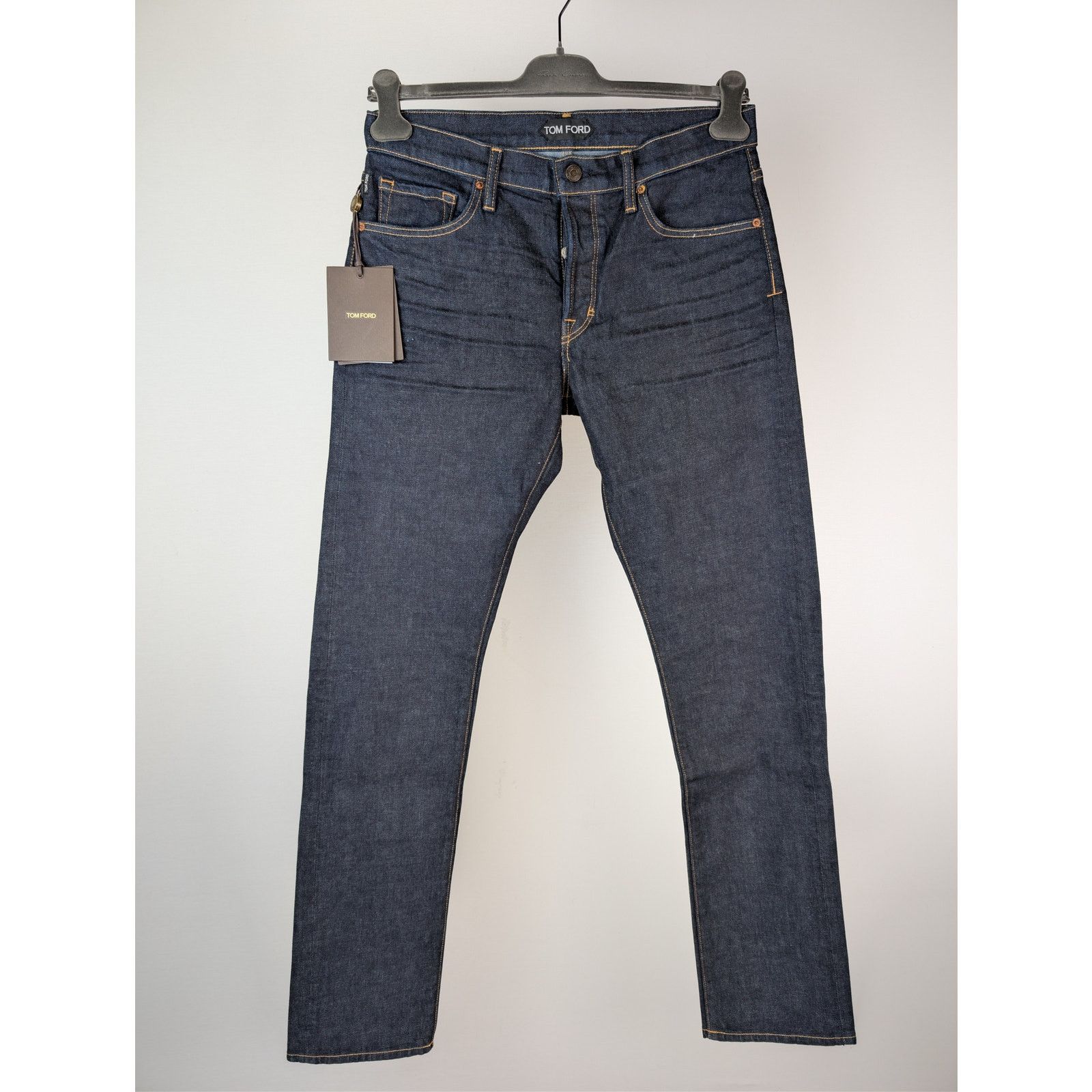 Tom Ford o1rshd1 Straight-Fit Denim Jeans in Dark Blue Size US 32 / EU 48 - 2 Thumbnail
