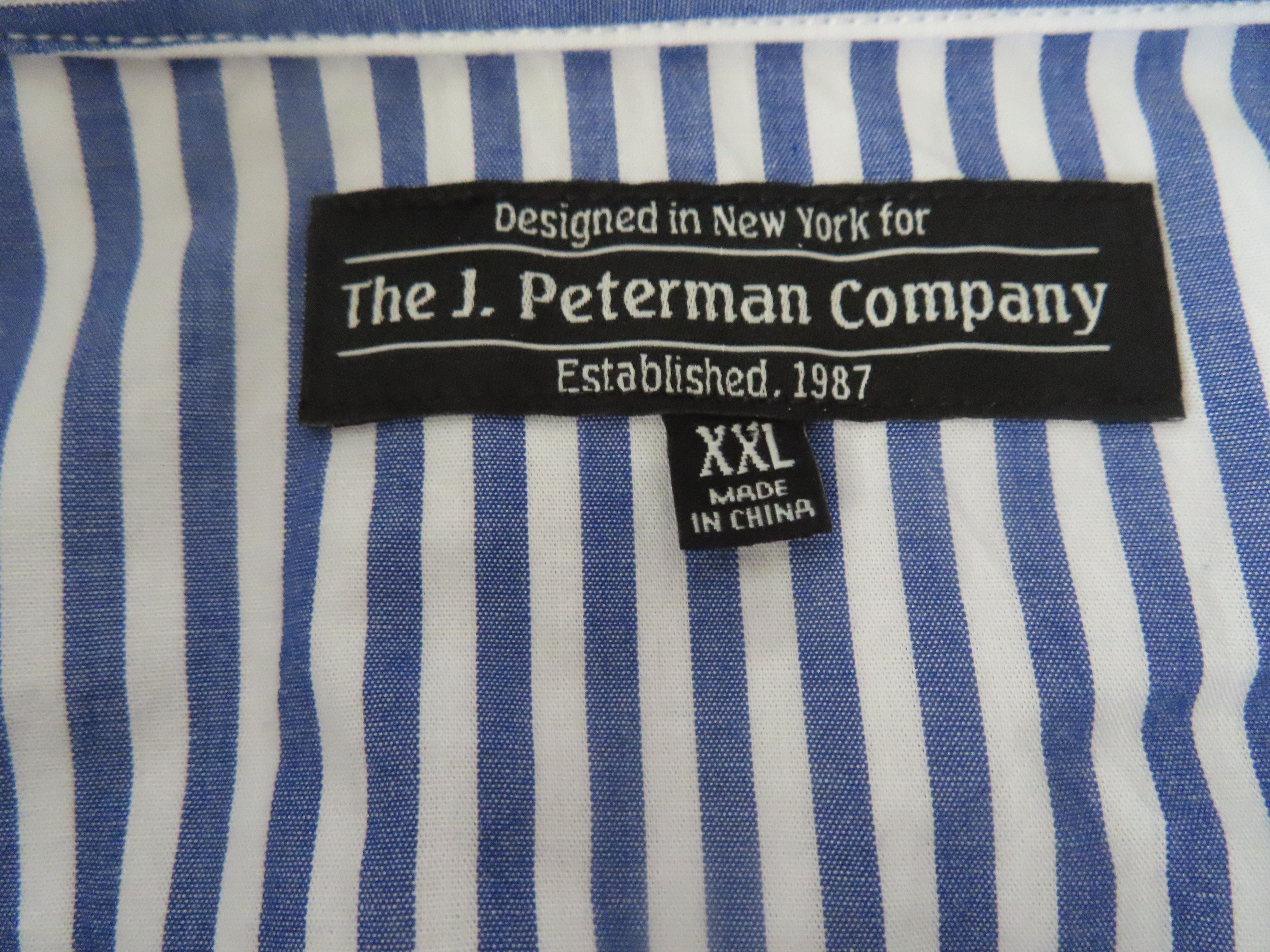 Designer × J. Peterman J. Peterman striped Western Shirt Long Sleeve Cowboy 2XL Size US XXL / EU 58 / 5 - 5 Thumbnail