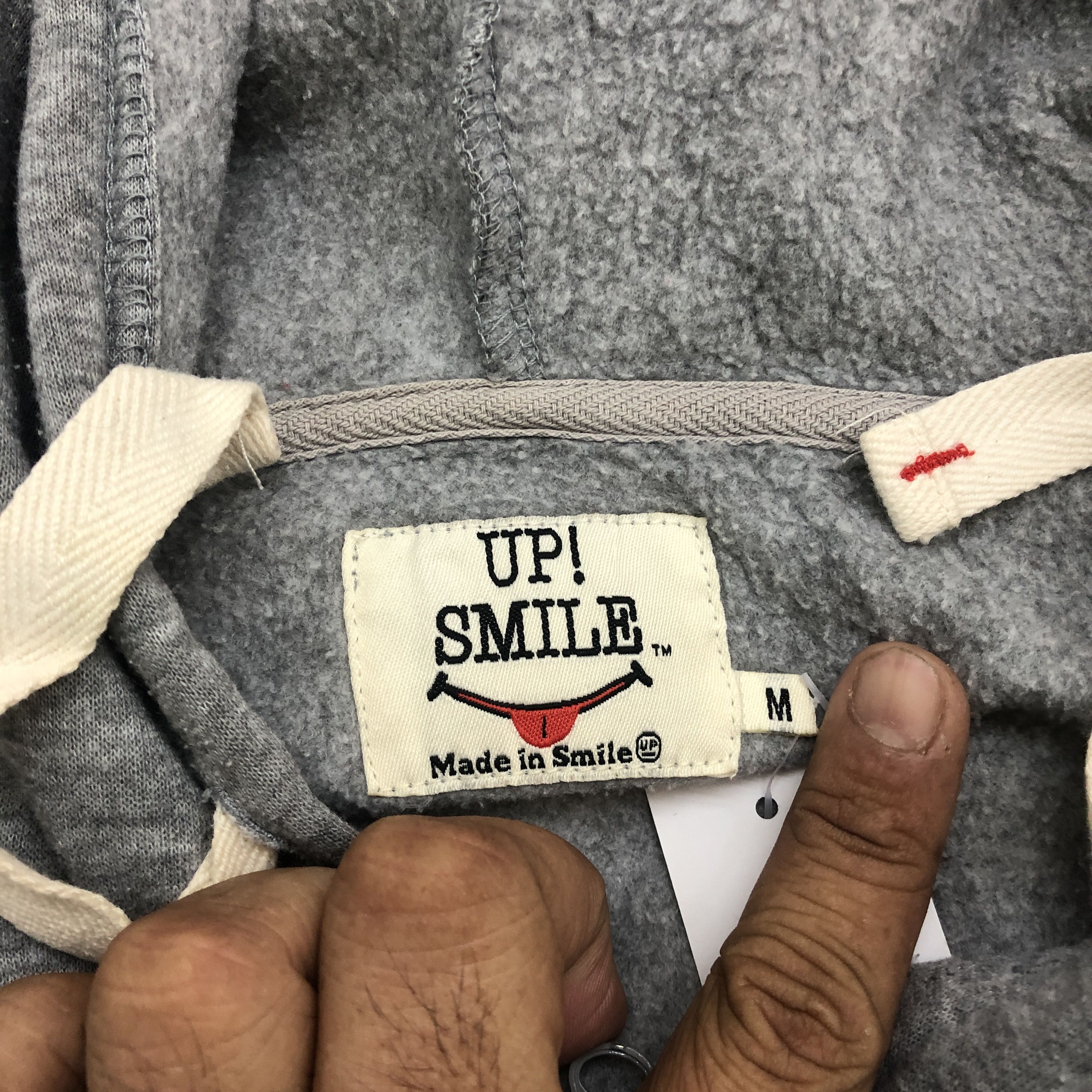 If Six Was Nine × Japanese Brand × Vintage Vintage Smile Up Hoodie Sweater Japanese Smile Sweatshirt Size S / US 4 / IT 40 - 8 Thumbnail