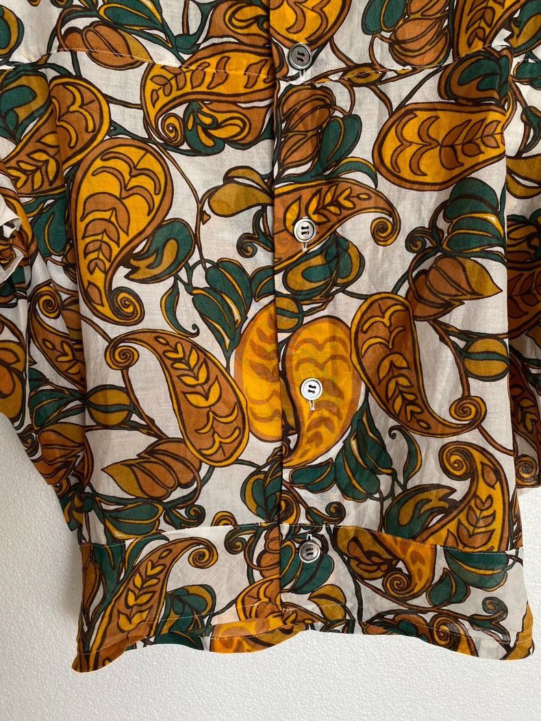 Junya Watanabe Junya Watanabe Junya Watanabe Floral Print Button-Up Top-2 Size US XS / EU 42 / 0 - 4 Thumbnail