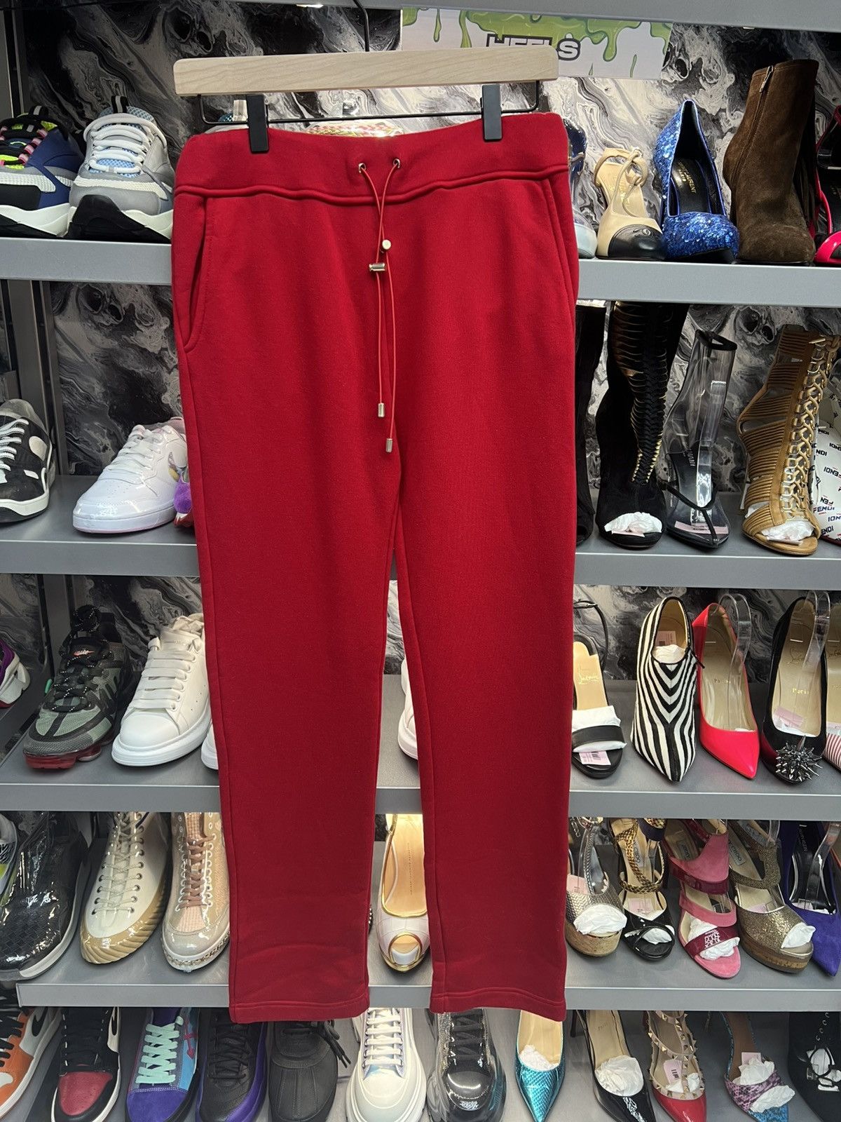Versace Versace Red Jogger Pants Size 32" / US 10 / IT 46 - 1 Thumbnail