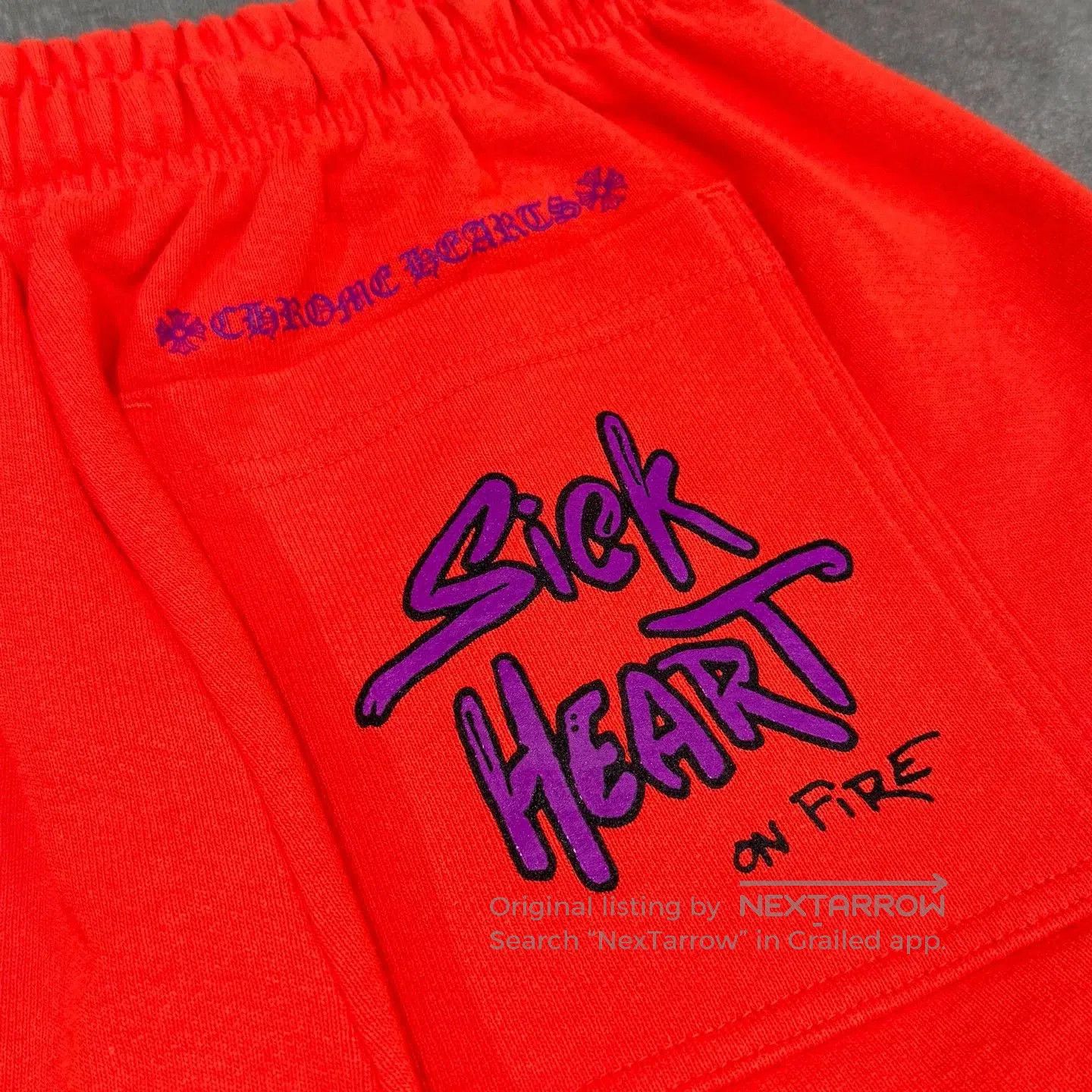 Chrome Hearts chrome hearts mattyboy red graffiti shorts. Size US 26 / EU 42 - 9 Thumbnail