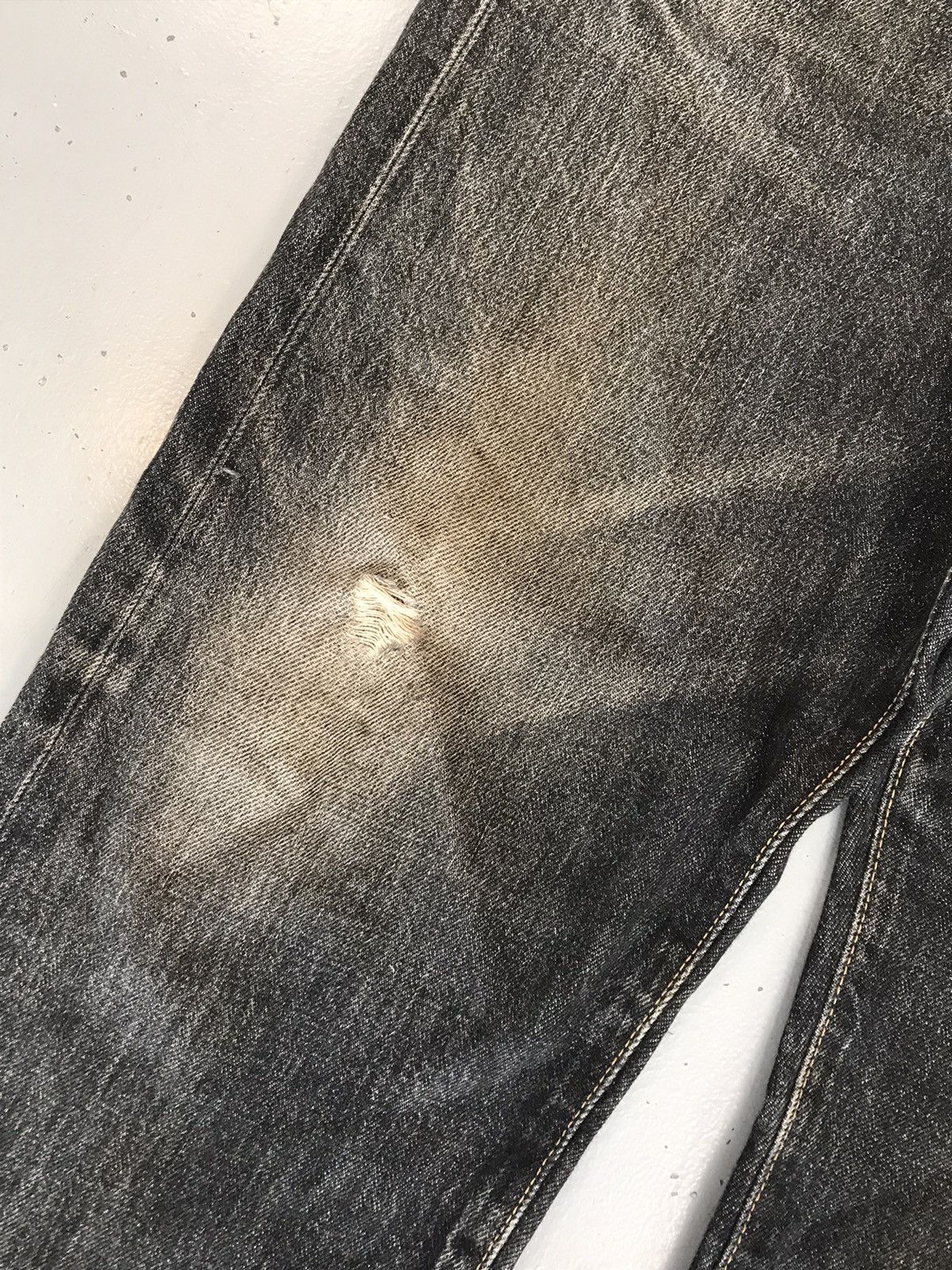 Uniqlo × Vintage Vintage Uniqlo sunfade straight fit denim pant Size US 36 / EU 52 - 3 Thumbnail