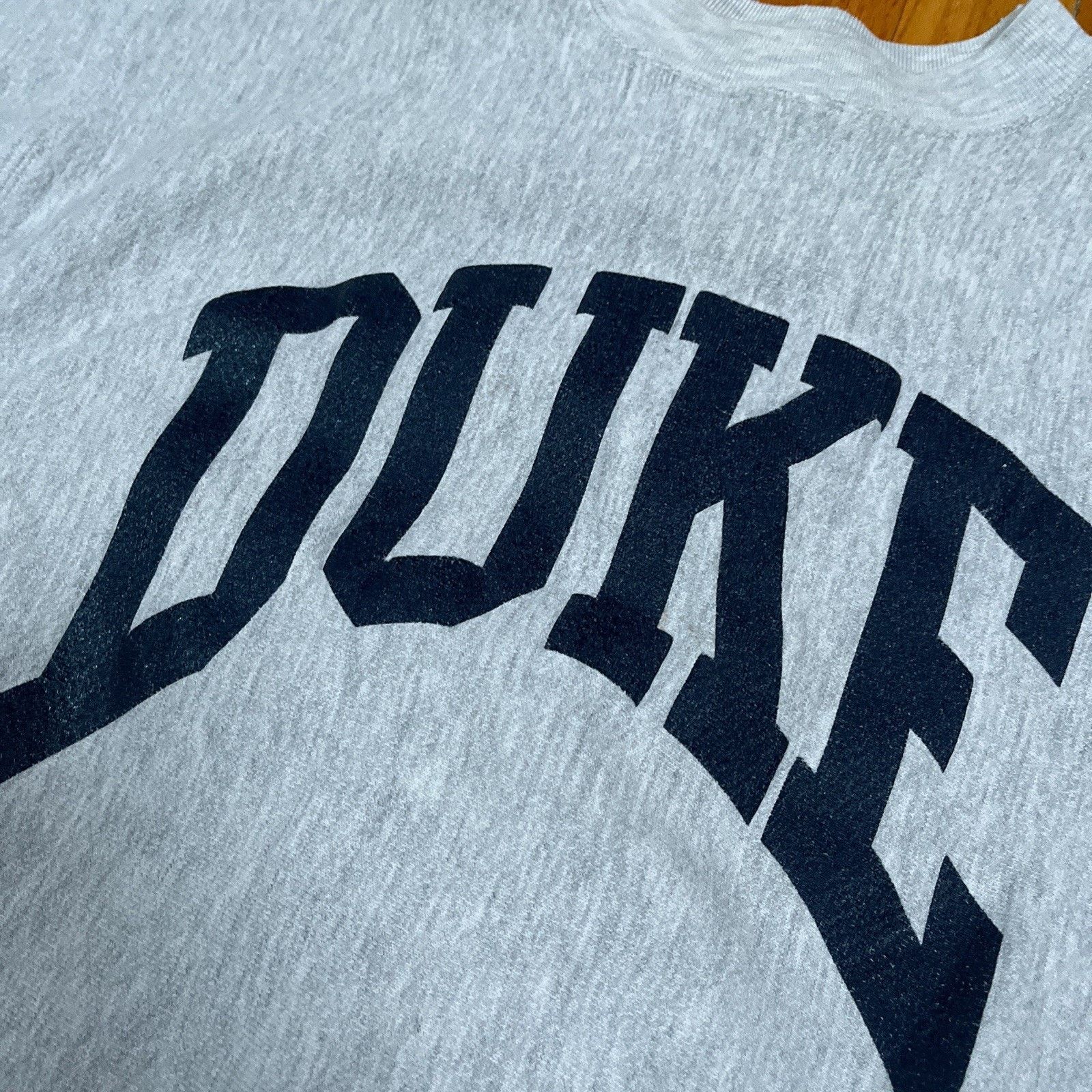 Vintage Vintage Duke University Crewneck Sweater Reverse Weave USA Size US L / EU 52-54 / 3 - 3 Thumbnail