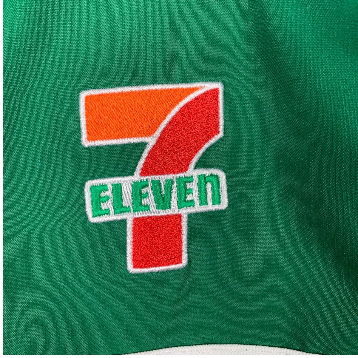 Japanese Brand 7-ELEVEN Big Logo Green Long Sleeve Uniform Jacket #2084-C91 Size US L / EU 52-54 / 3 - 17 Thumbnail