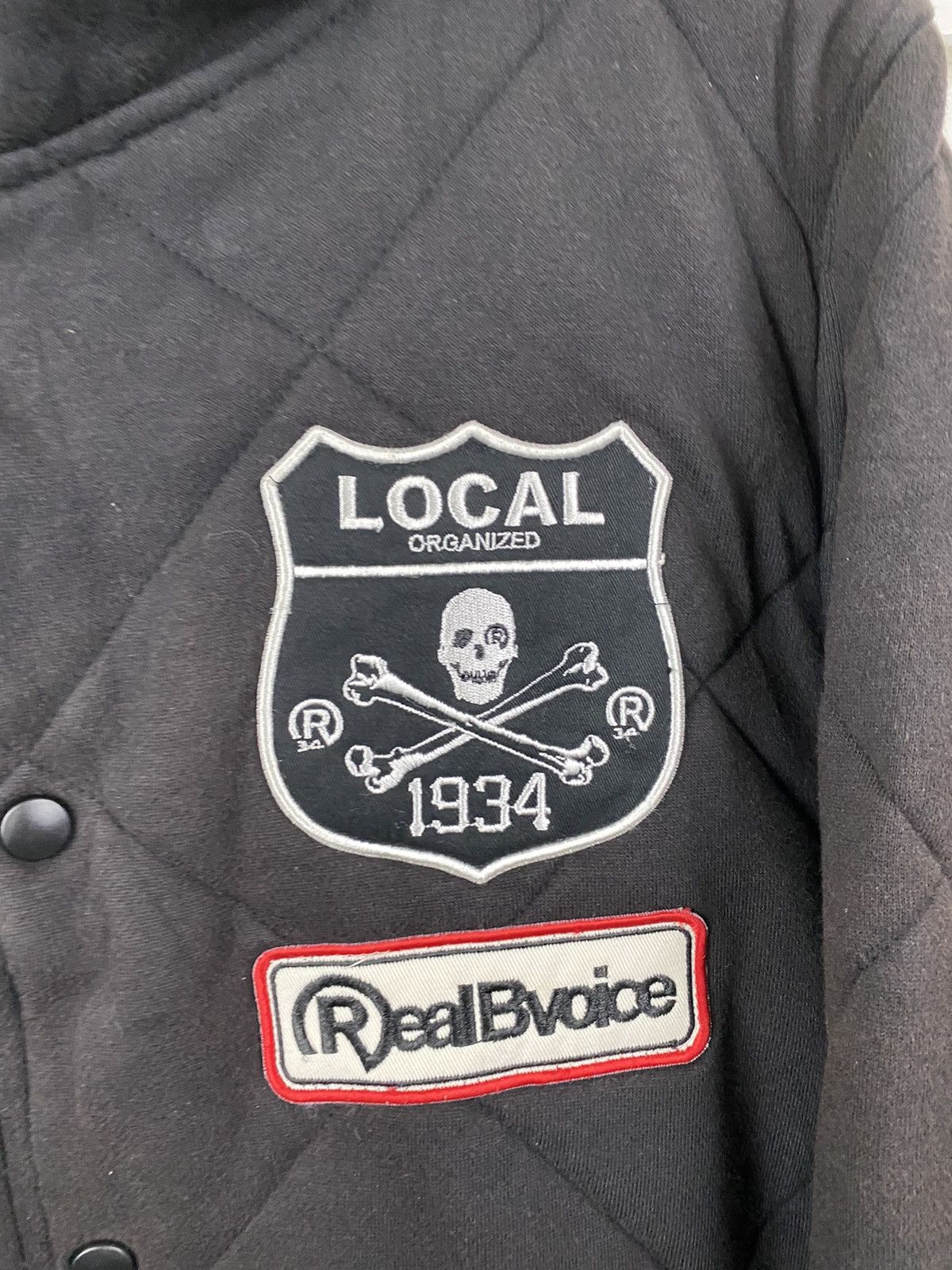 Japanese Brand × Vintage ✅️Vintage Real BVoice Varsity Jacket Black Size US XL / EU 56 / 4 - 7 Thumbnail