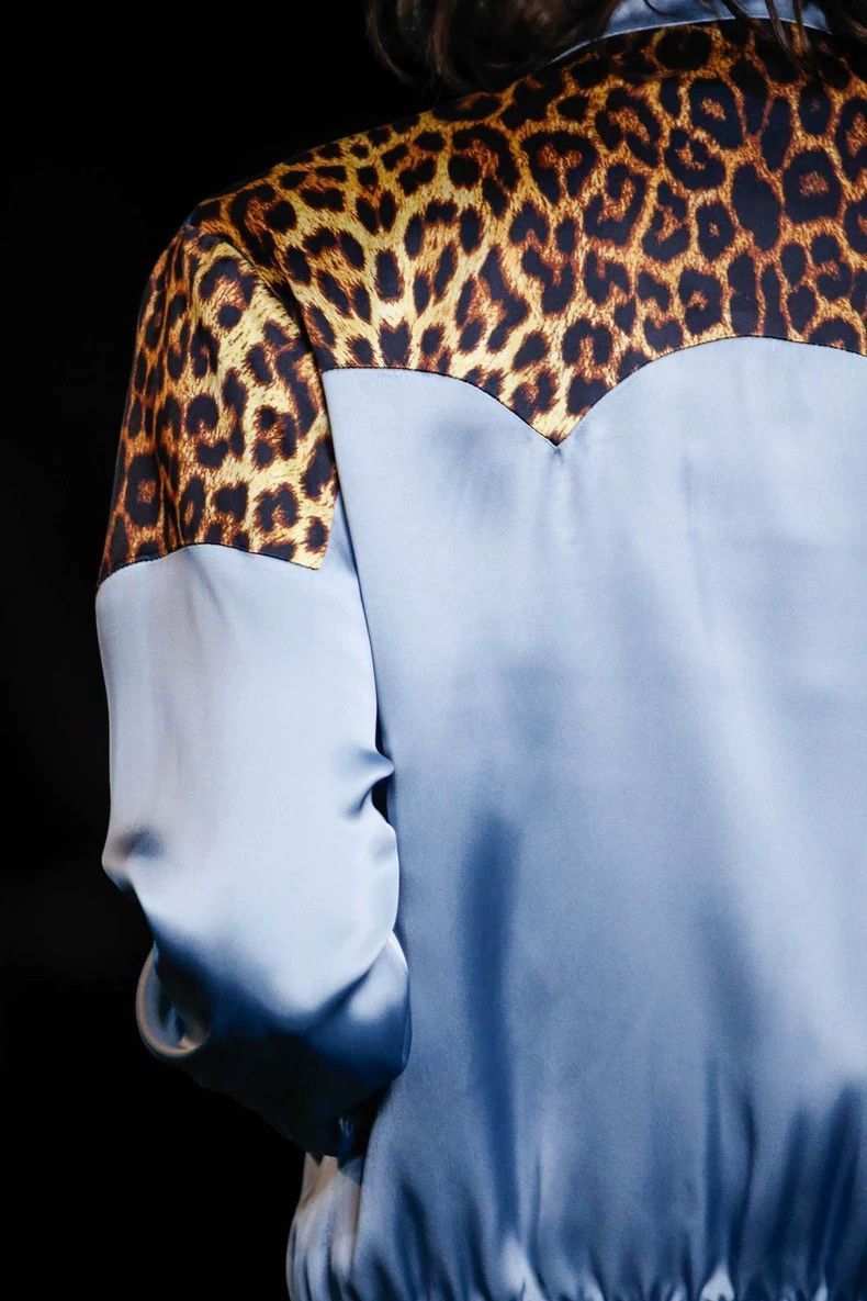 Saint Laurent Paris Saint Laurent Paris Leopard print spliced silk jacket-2506 Size US S / EU 44-46 / 1 - 9 Thumbnail