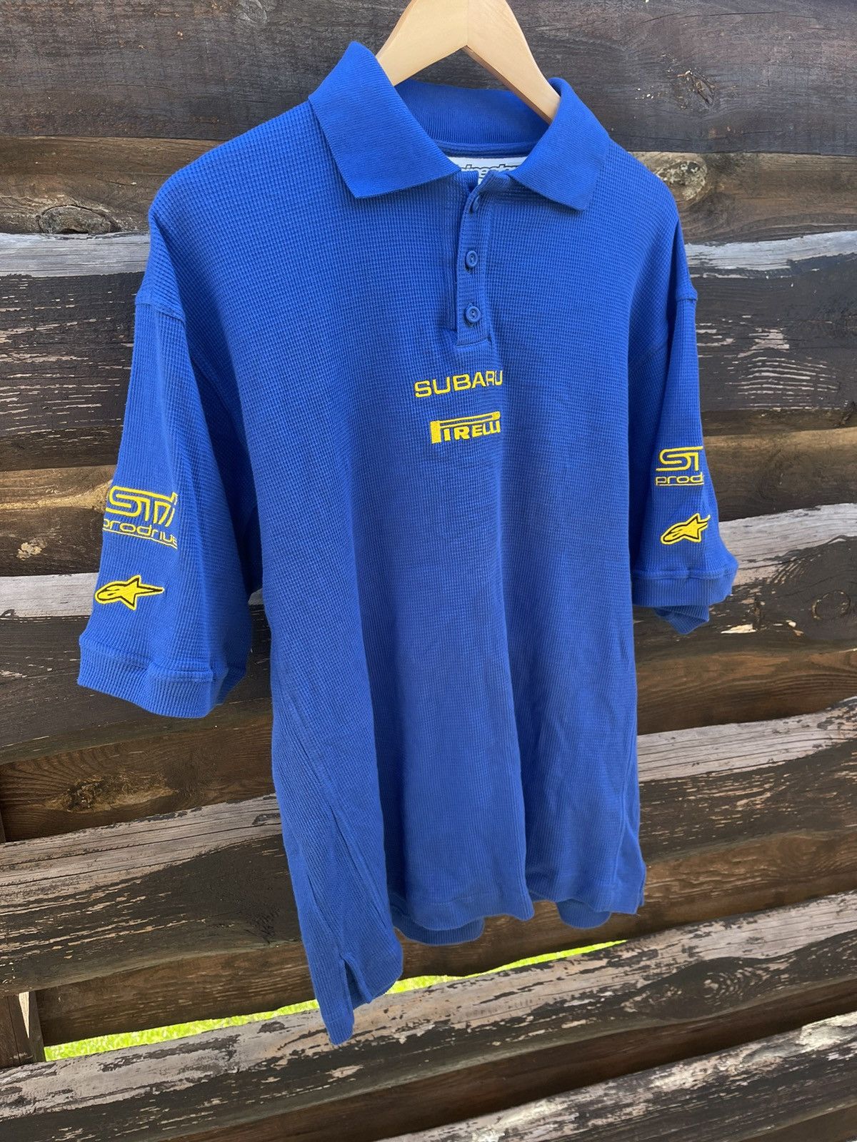Alpinestars × Vintage 90’s Alpinestars Subaru pirelli Vintage racing jersey Size US XL / EU 56 / 4 - 4 Thumbnail